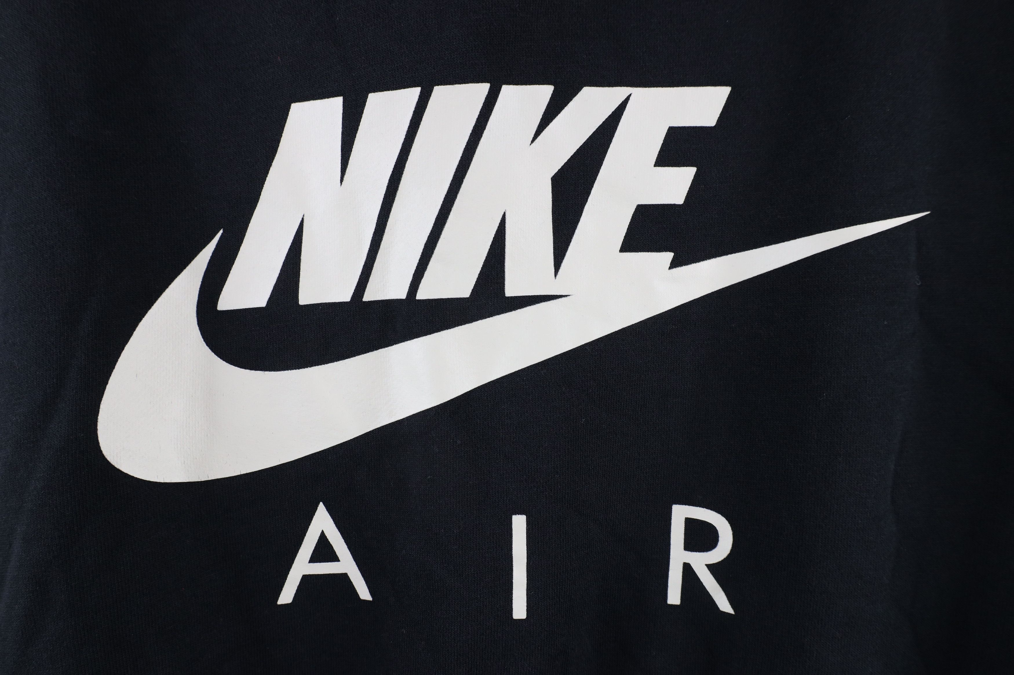 Nike × Vintage Vintage Nike Air Out Reflective Big Swoosh Hoodie Black Size US M / EU 48-50 / 2 - 5 Thumbnail