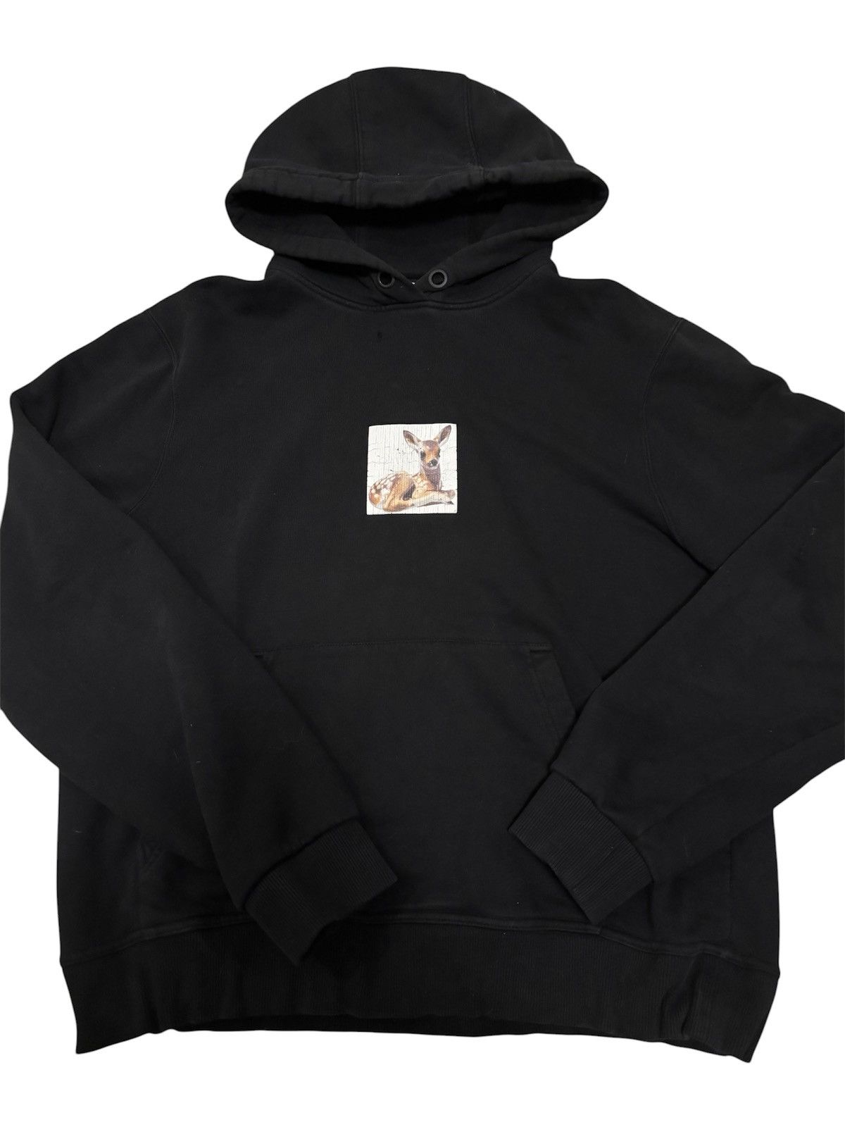Burberry Burberry Deer Graphic Pullover Hoodie Black Size US L / EU 52-54 / 3 - 1 Thumbnail