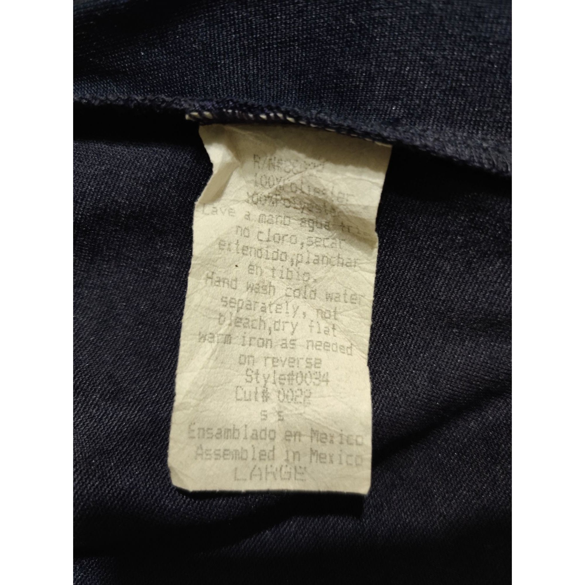 Vintage Womens L Pants Navy Crushed Velour Elastic Waist Soft Stret Size 33" - 8 Thumbnail