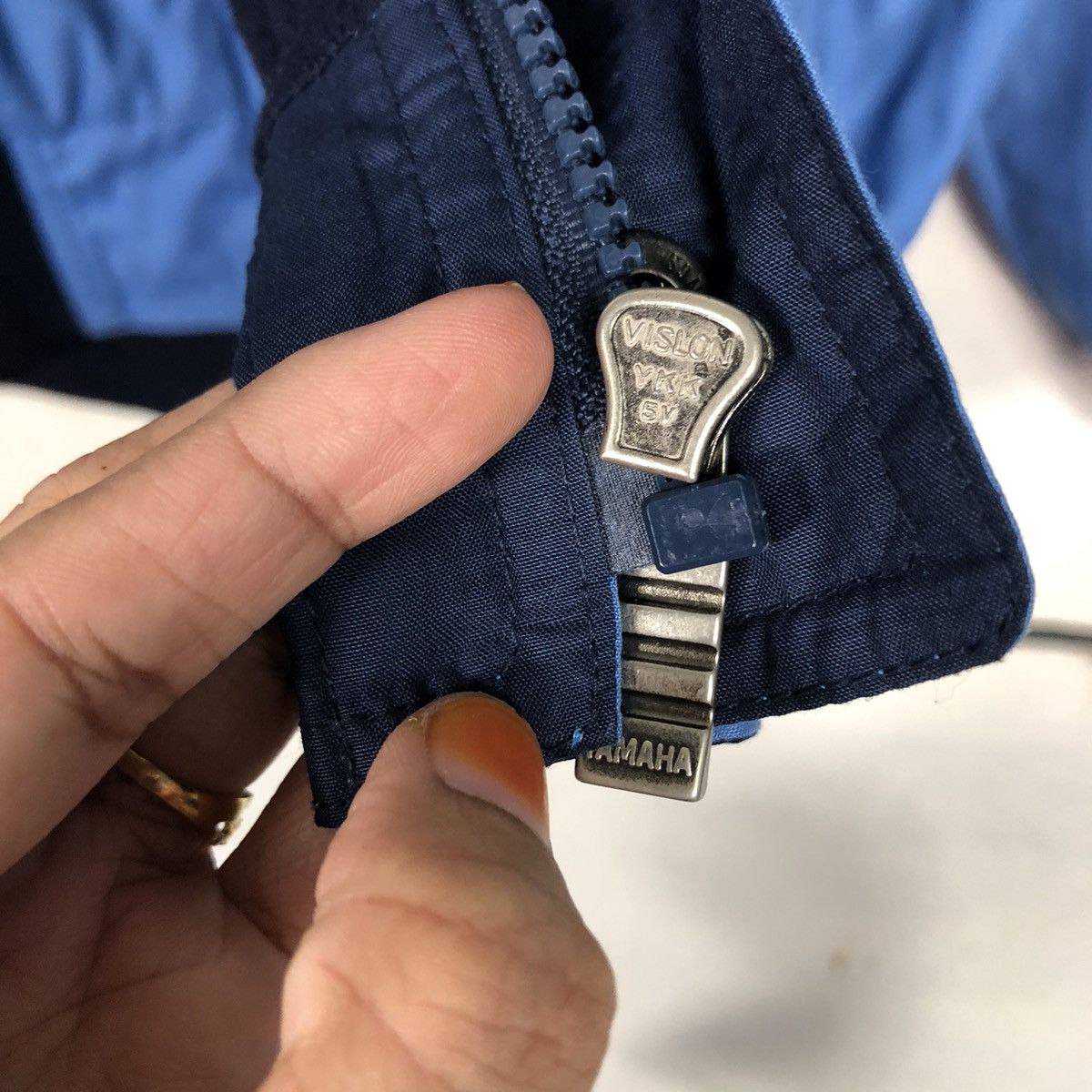 Japanese Brand 📌Vintage Bomber Racing Jacket Yamaha Blanket Issey Miyake Size US L / EU 52-54 / 3 - 21 Thumbnail
