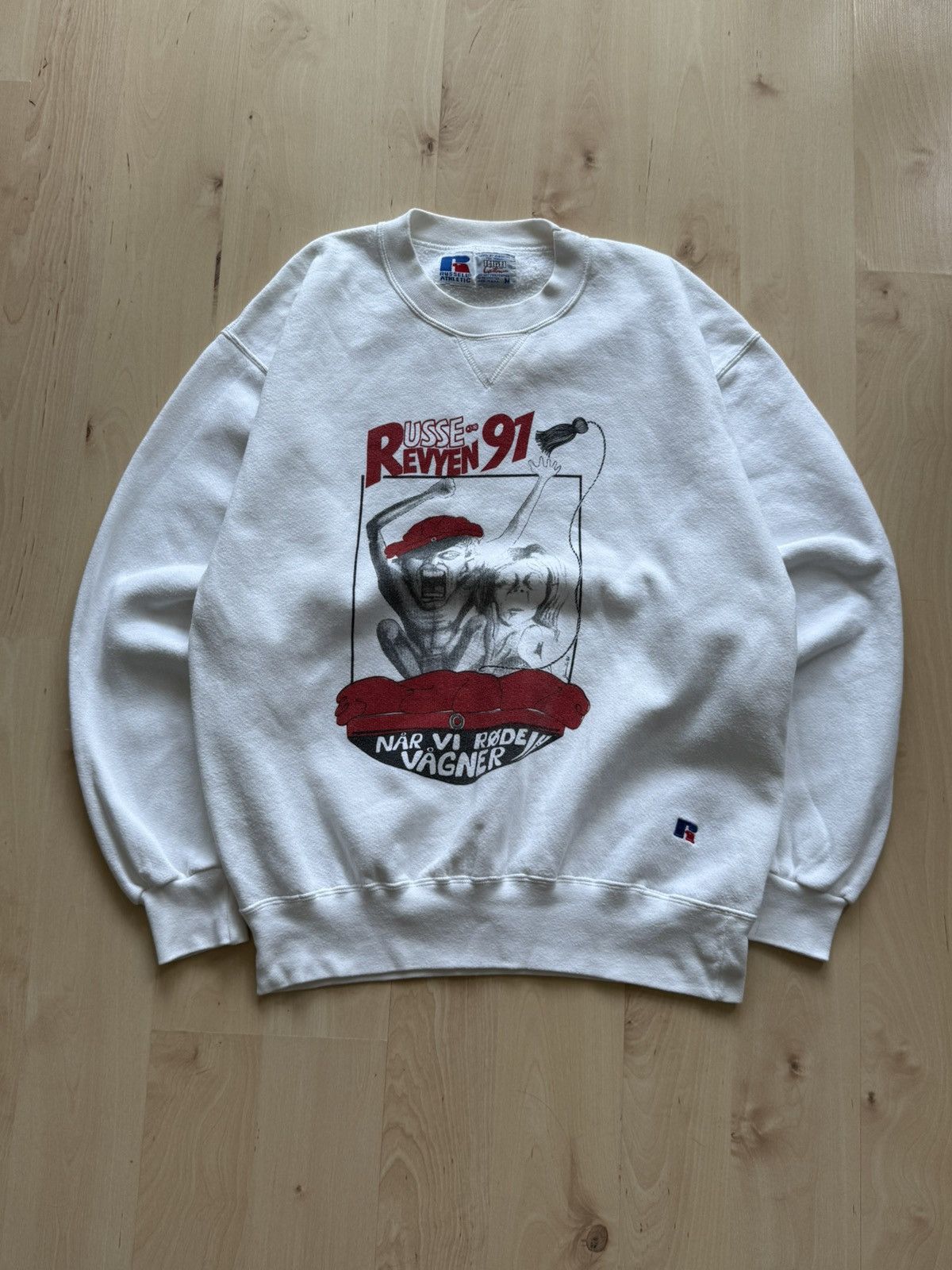 Russell Athletic 1991 Russell Athletic russe revyen vagner boxy sweatshirt Size US M / EU 48-50 / 2 - 1 Thumbnail