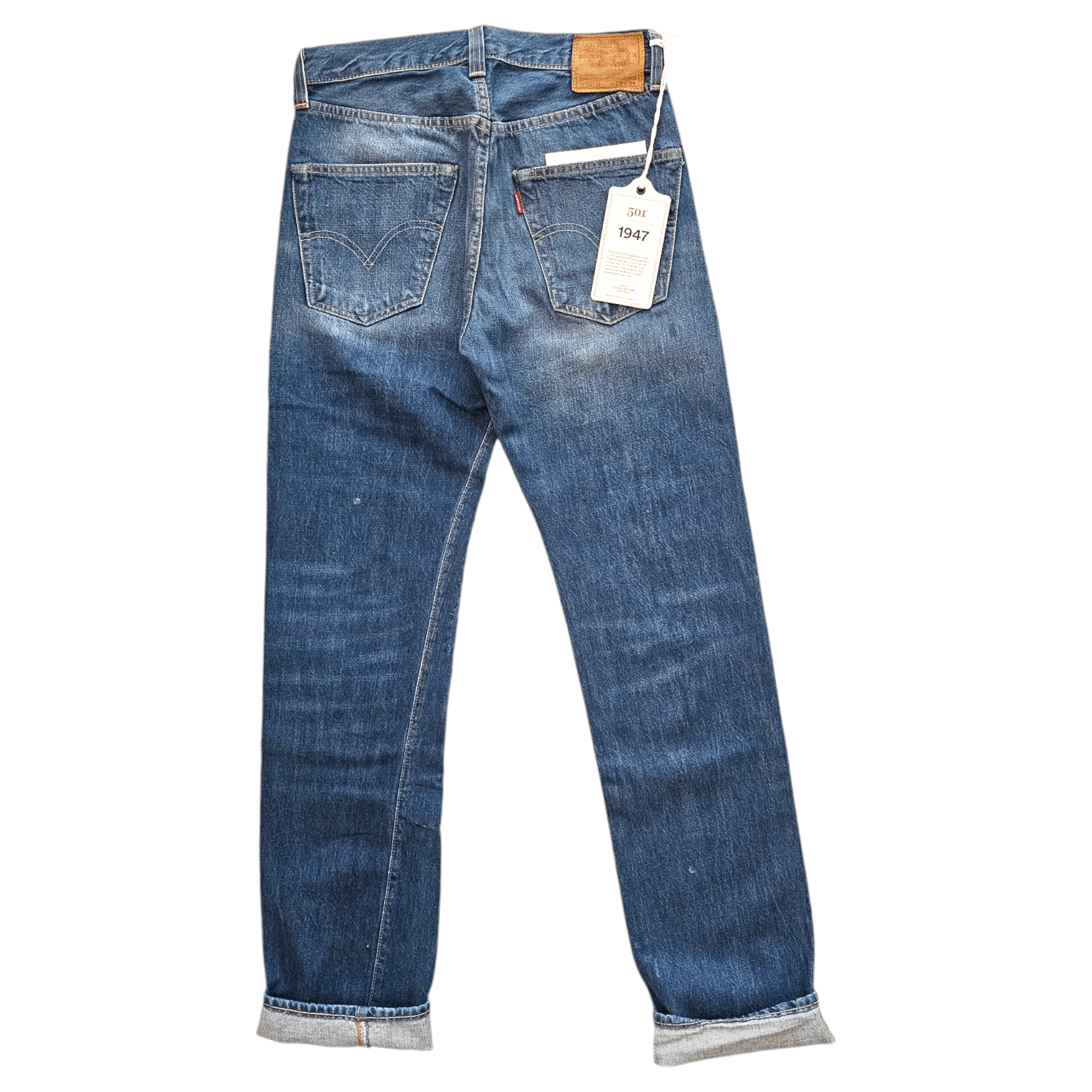 Levi's Vintage Clothing Levi's Vintage Clothing 1947 501 W28L34 Big E Selvedge Cone Size US 28 / EU 44 - 5 Thumbnail