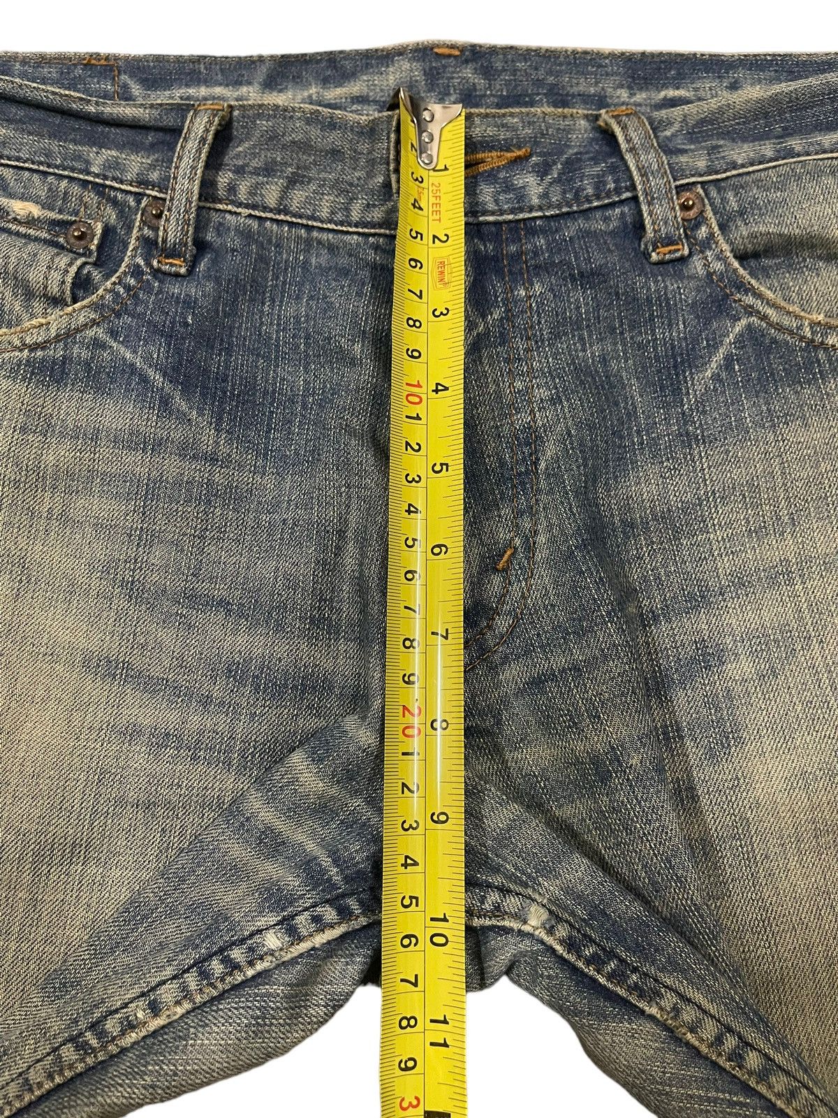 14th Addiction Vintage Japanese Brand Blue Faded Wash Style Bootcut Jeans Size US 34 / EU 50 - 13 Thumbnail