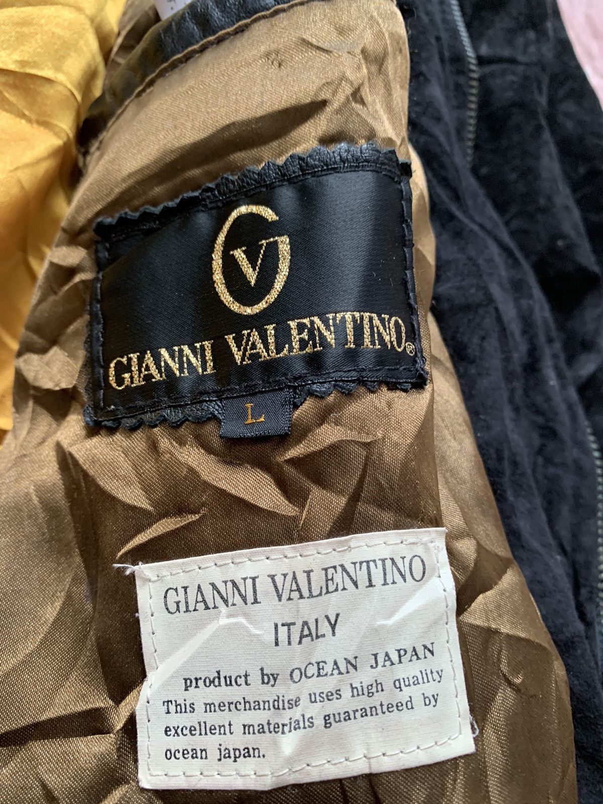 Giovanni Valentino × Valentino 🔥GIANNI VELENTINO LEATHER BOMBER JACKETS Size US L / EU 52-54 / 3 - 12 Thumbnail