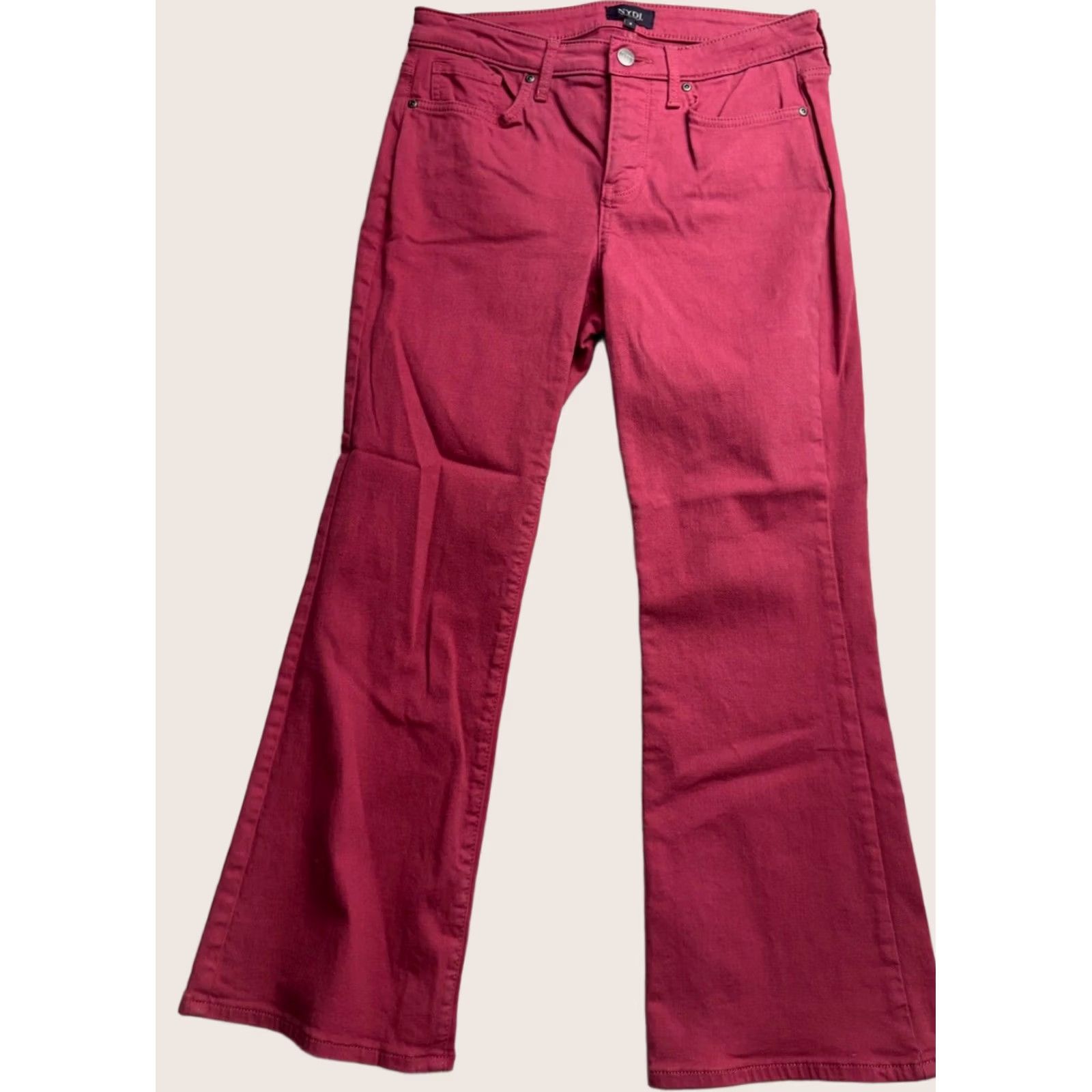NYDJ NYDJ Jeans Womens 4 Slate Rose Wash Waist Match Lift Tuck Relaxed Flared 30x25 Size 27" / US 4 / IT 40 - 1 Thumbnail