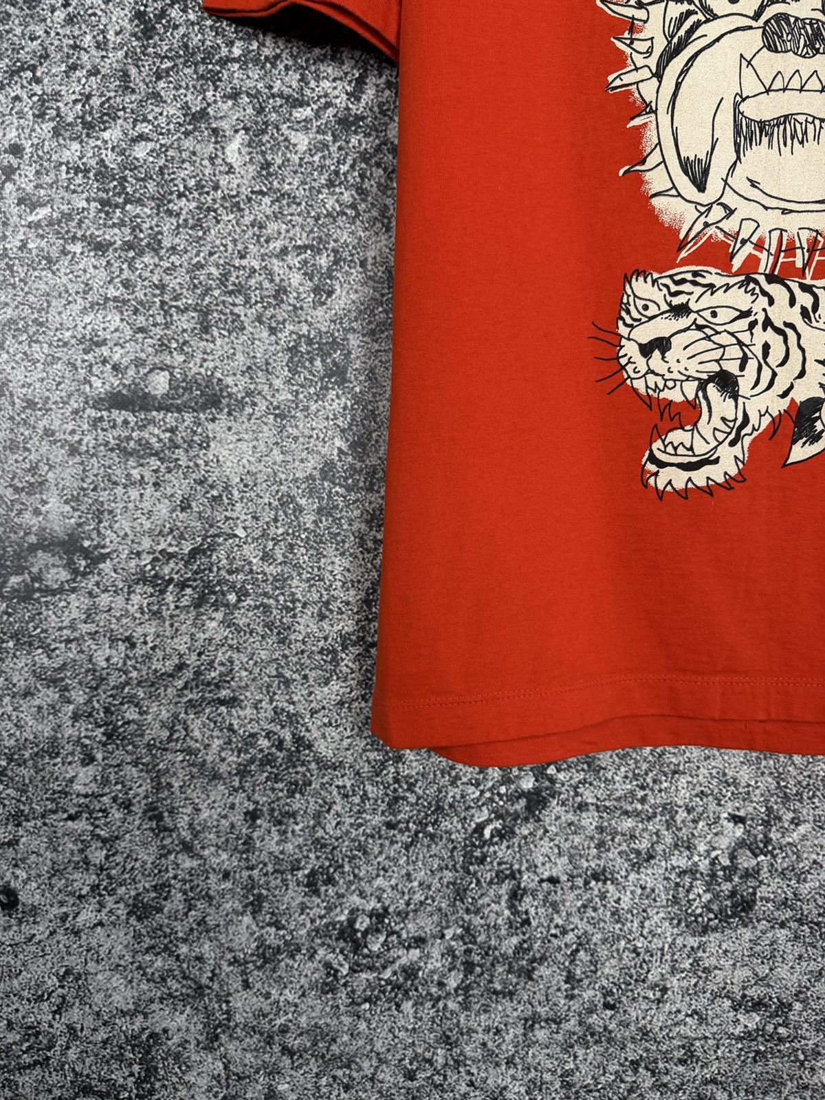 Ed Hardy Ed Hardy By Christian Audigier Bulldog Tiger Crown Tee Sz L Size US L / EU 52-54 / 3 - 5 Thumbnail