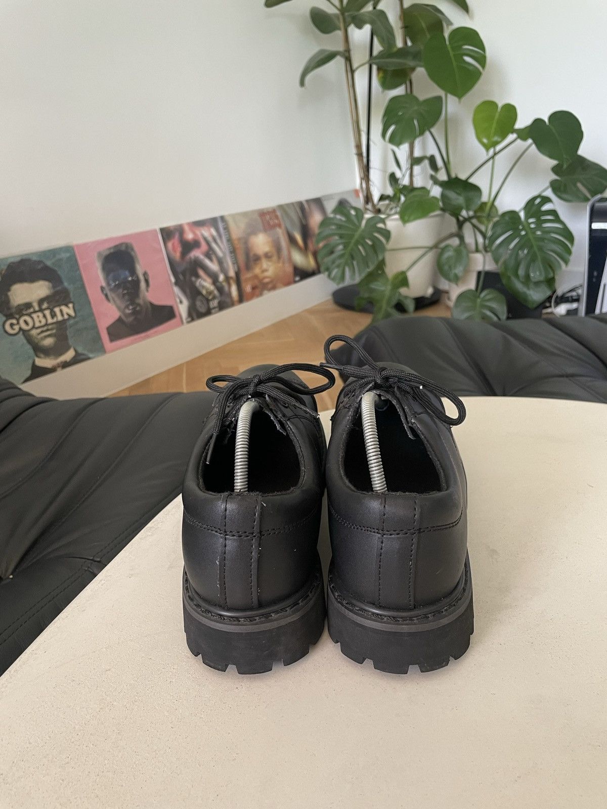 Leather Rare Vintage Avant Garde Platform Derby Leather Boots Grail Size US 7 / EU 40 - 5 Thumbnail