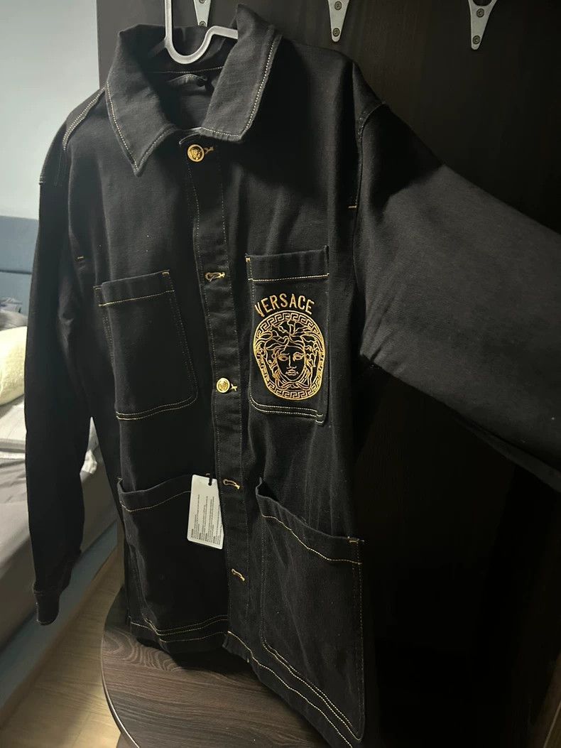 Versace Versace Embroidered denim jacket Size US L / EU 52-54 / 3 - 3 Thumbnail