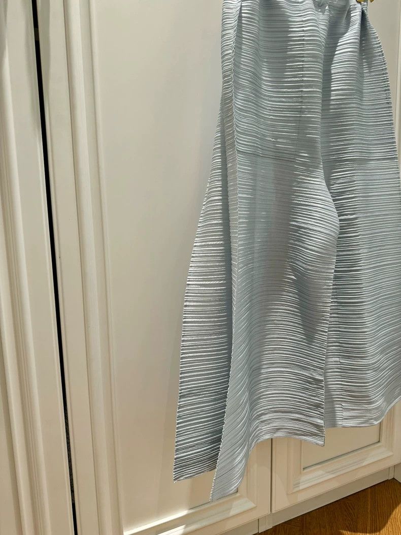 Issey Miyake issey miyake size:3 Ice-blue wide-leg pants Size 42" / US 20 - 2 Thumbnail
