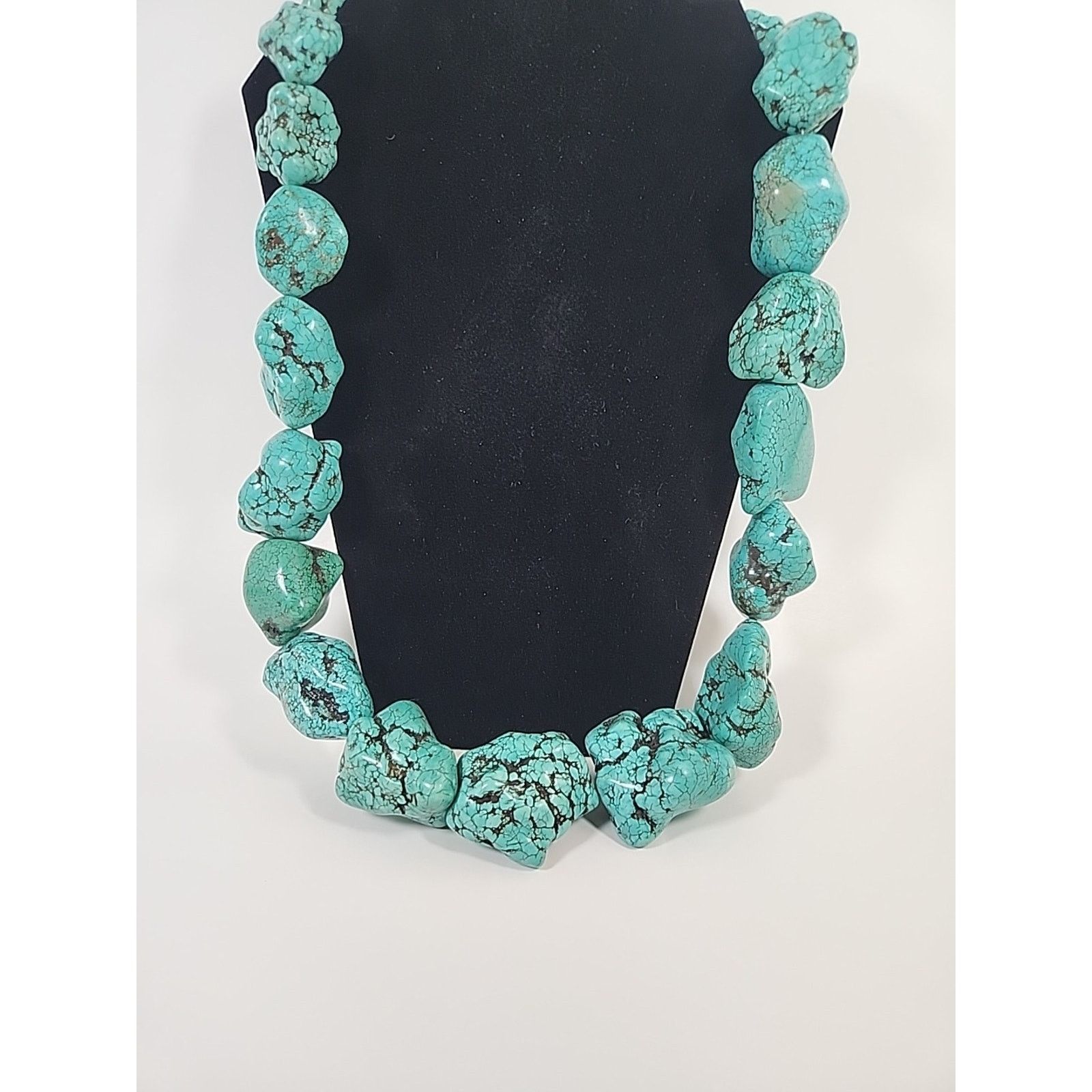 Other Large Natural Turquoise Necklace 1 Pound 9.6 Oz Total Weight Size ONE SIZE - 1 Thumbnail