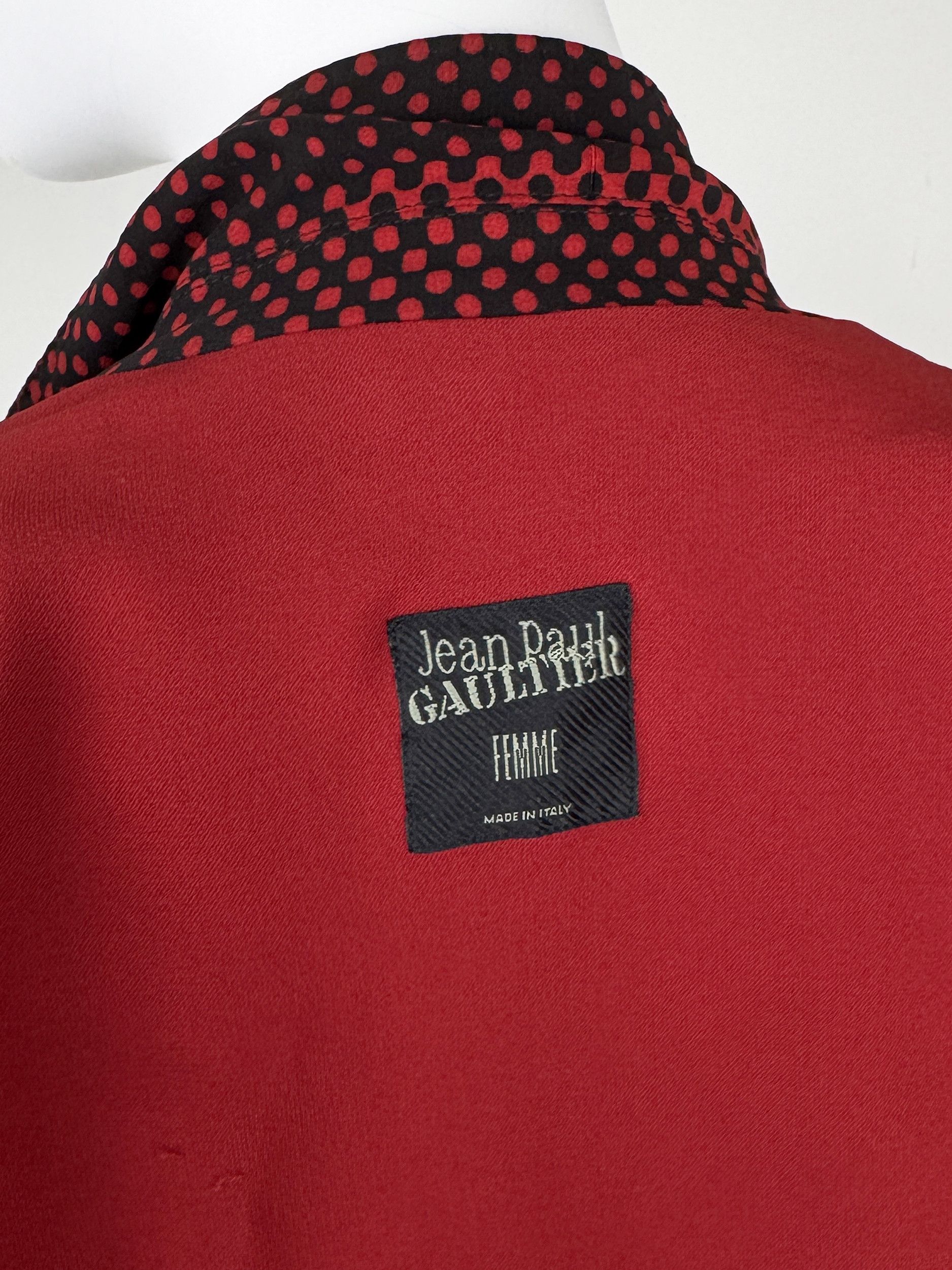 Jean Paul Gaultier Jean Paul Gaultier S/S 1996 Vintage Cyberbaba Print Blazer M Size M / US 6-8 / IT 42-44 - 10 Thumbnail