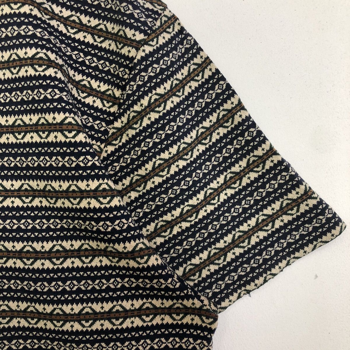 Polo Ralph Lauren Polo Ralph Lauren Jacquard Stripe Motive Tshirt Size US M / EU 48-50 / 2 - 4 Thumbnail