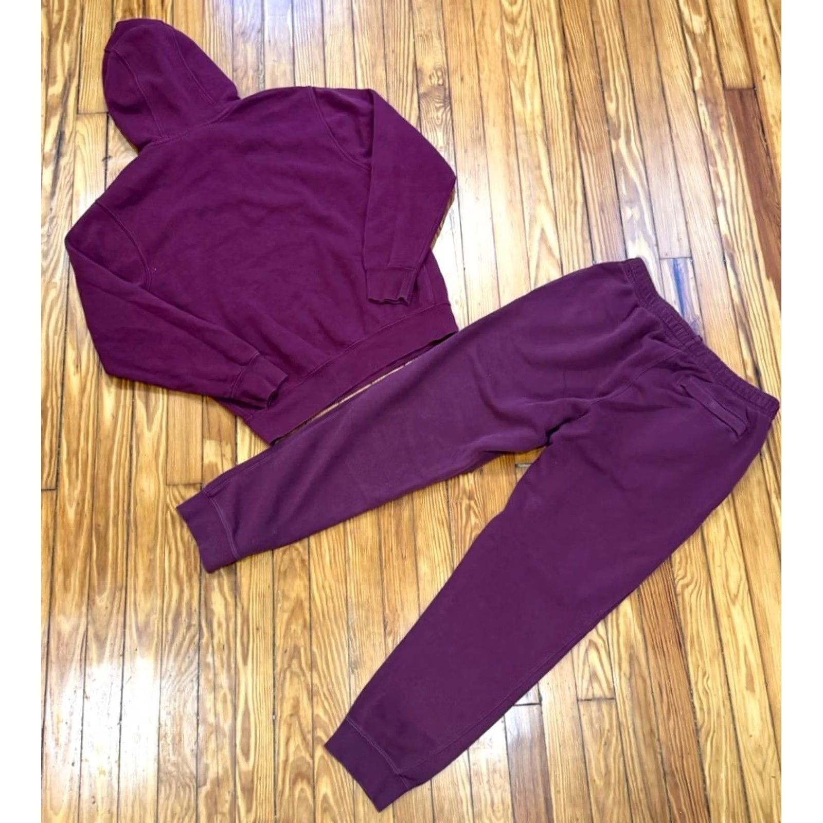 Nike Nike Sportswear Club Fleece Hoodie & Pants Sweatsuit Medium Large Red 90s Mens Size US M / EU 48-50 / 2 - 2 Thumbnail