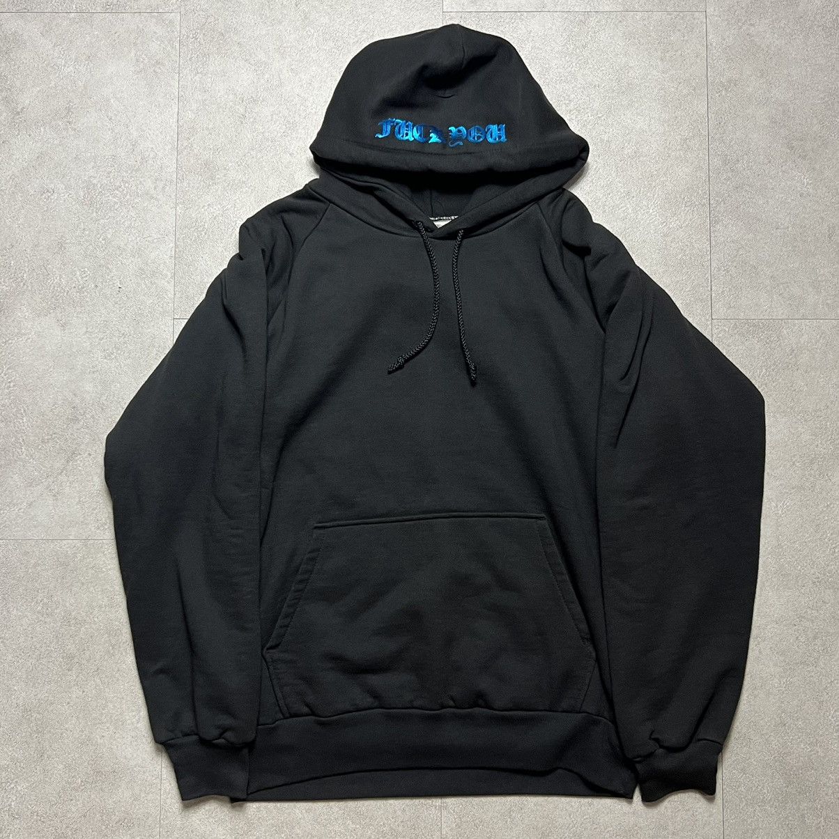 Chrome Hearts Chrome hearts Old Metallic Blue Scroll Logo Thermal Hoodie Size US S / EU 44-46 / 1 - 5 Thumbnail