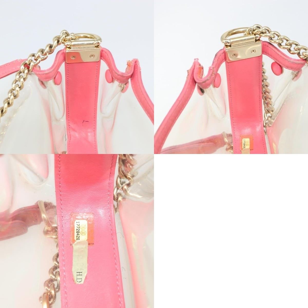Chanel Chanel Chain Shoulder Bag Vinyl Clear Gold CC Size ONE SIZE - 7 Thumbnail