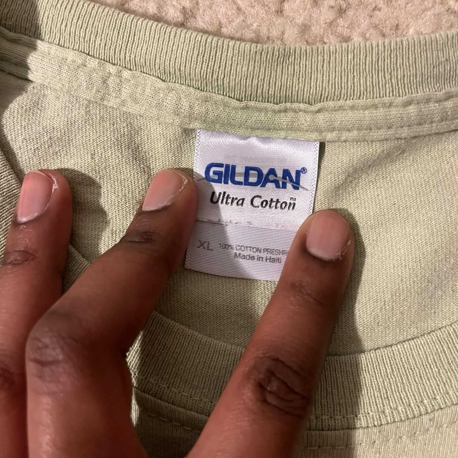 Gildan 00s Lounge Act Light Green Tropical Travel Graphic Tee XL Size XL / US 12-14 / IT 48-50 - 5 Thumbnail