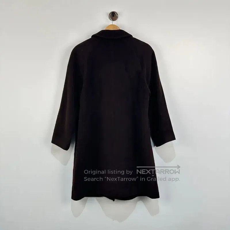 Yves Saint Laurent YSL Brown Wool Women's Coat Size L . Size L / US 10 / IT 46 - 2 Thumbnail