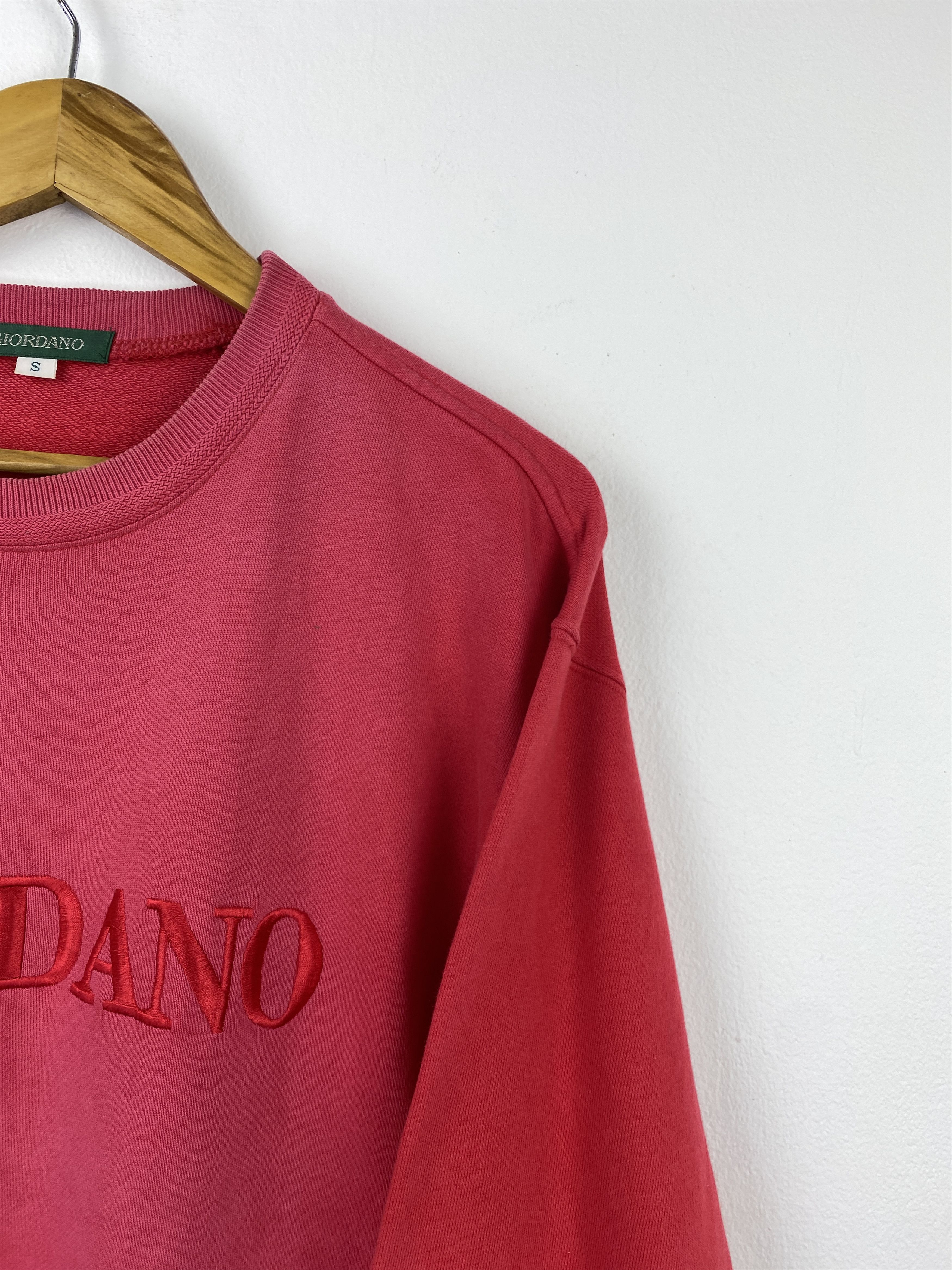 Giordano Vintage Giordano Embroidery Spell Out Sweatshirt SH0441 Size US S / EU 44-46 / 1 - 9 Thumbnail