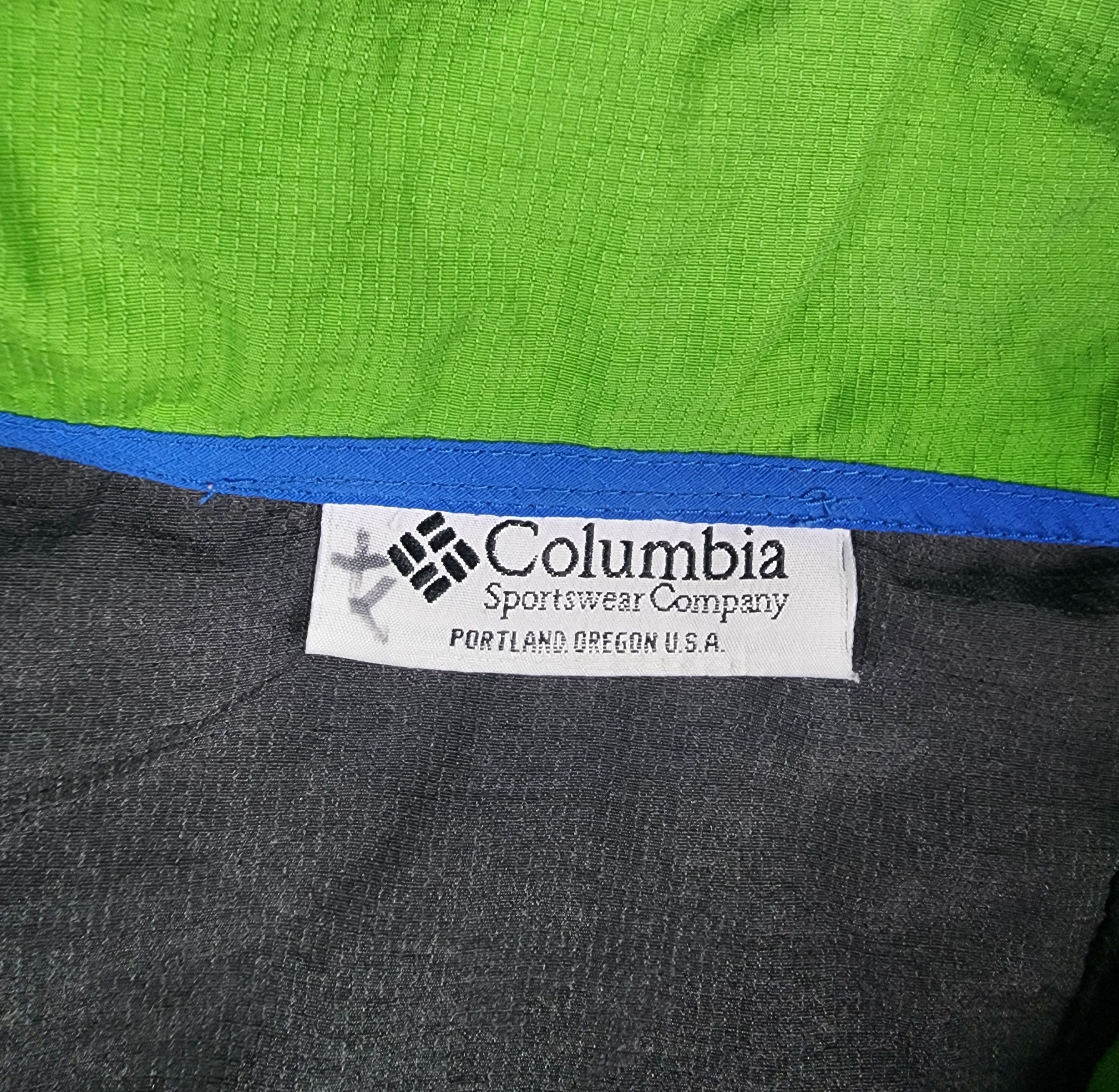 Columbia Vintage Columbia Sportwear 1/4 zip windbreaker jacket Size US XL / EU 56 / 4 - 6 Thumbnail