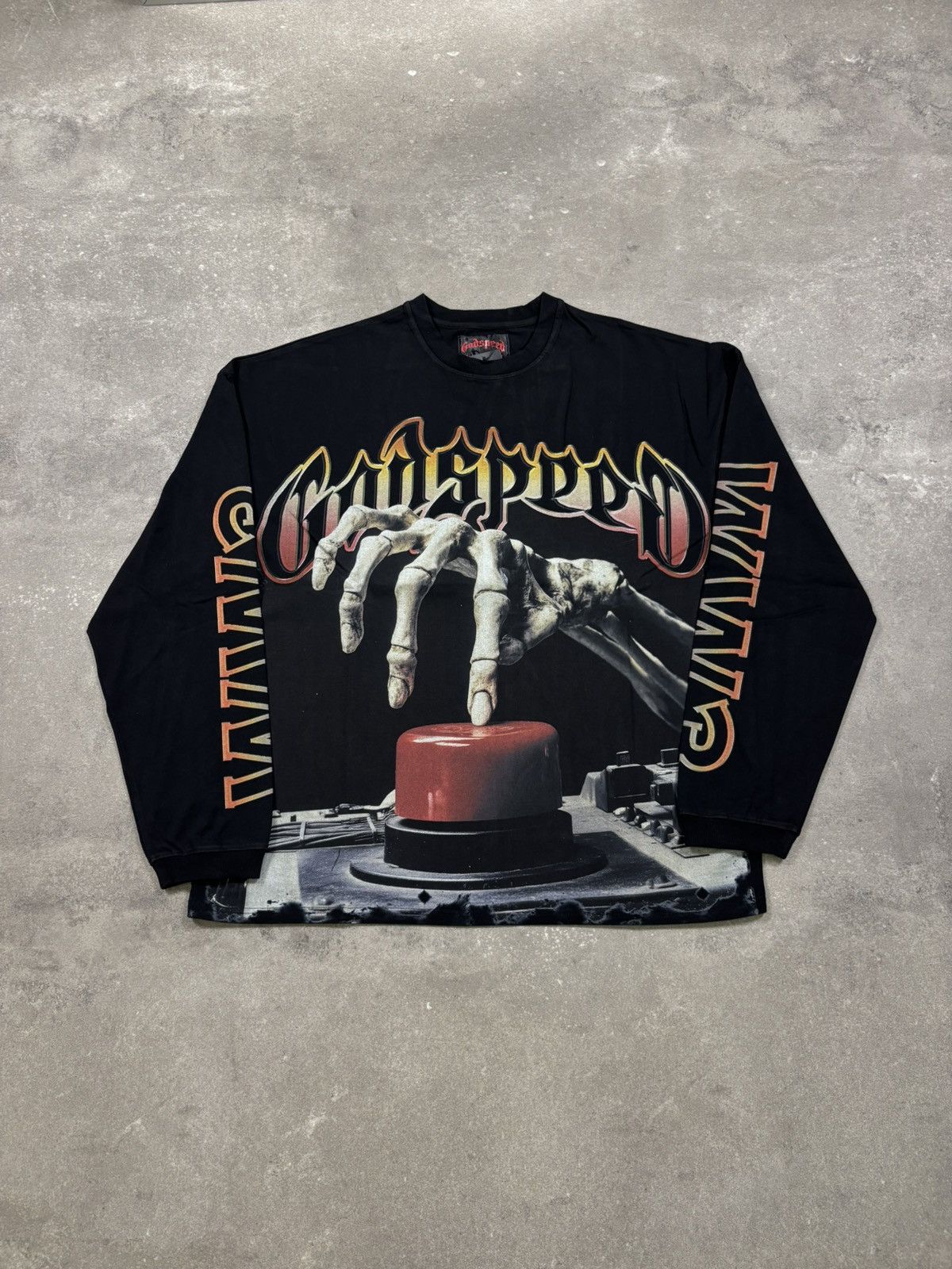 Godspeed Code Red Longsleeve Black