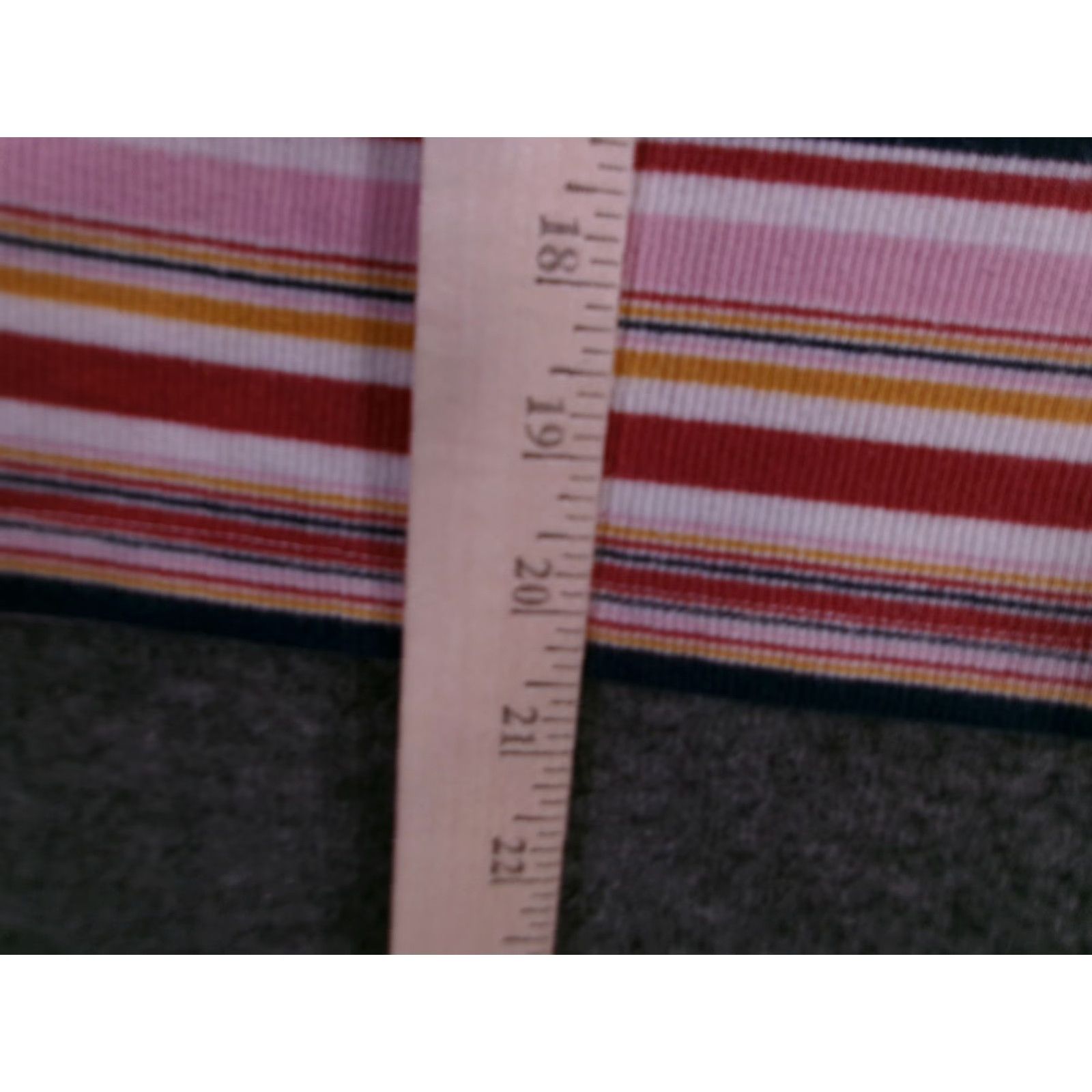 Vintage No Boundaries Cami Womens Tank 2XL Striped Spaghetti Strap Pink Cotton Blend V-Neck Sleeveless Shirt Camisole Tight Slim Casual Size XXL / US 16-18 / IT 52-54 - 4 Thumbnail