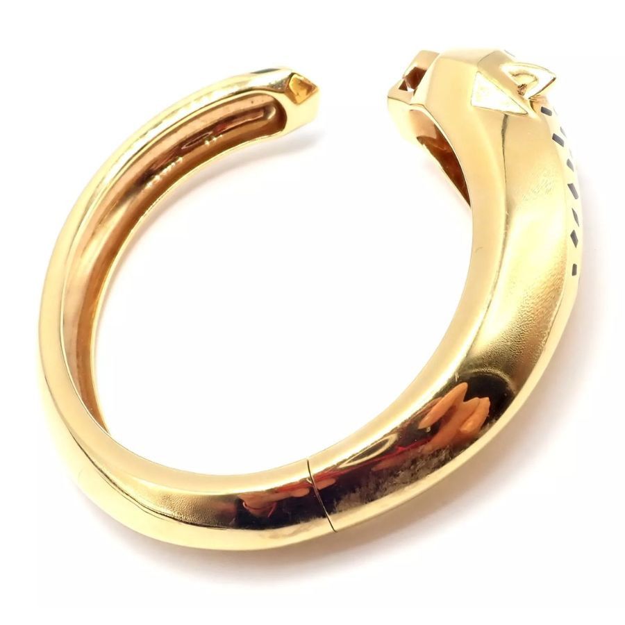 Cartier Cartier Panther Panthere 18k Yellow Gold Cuff Bracelet Size ONE SIZE - 9 Thumbnail