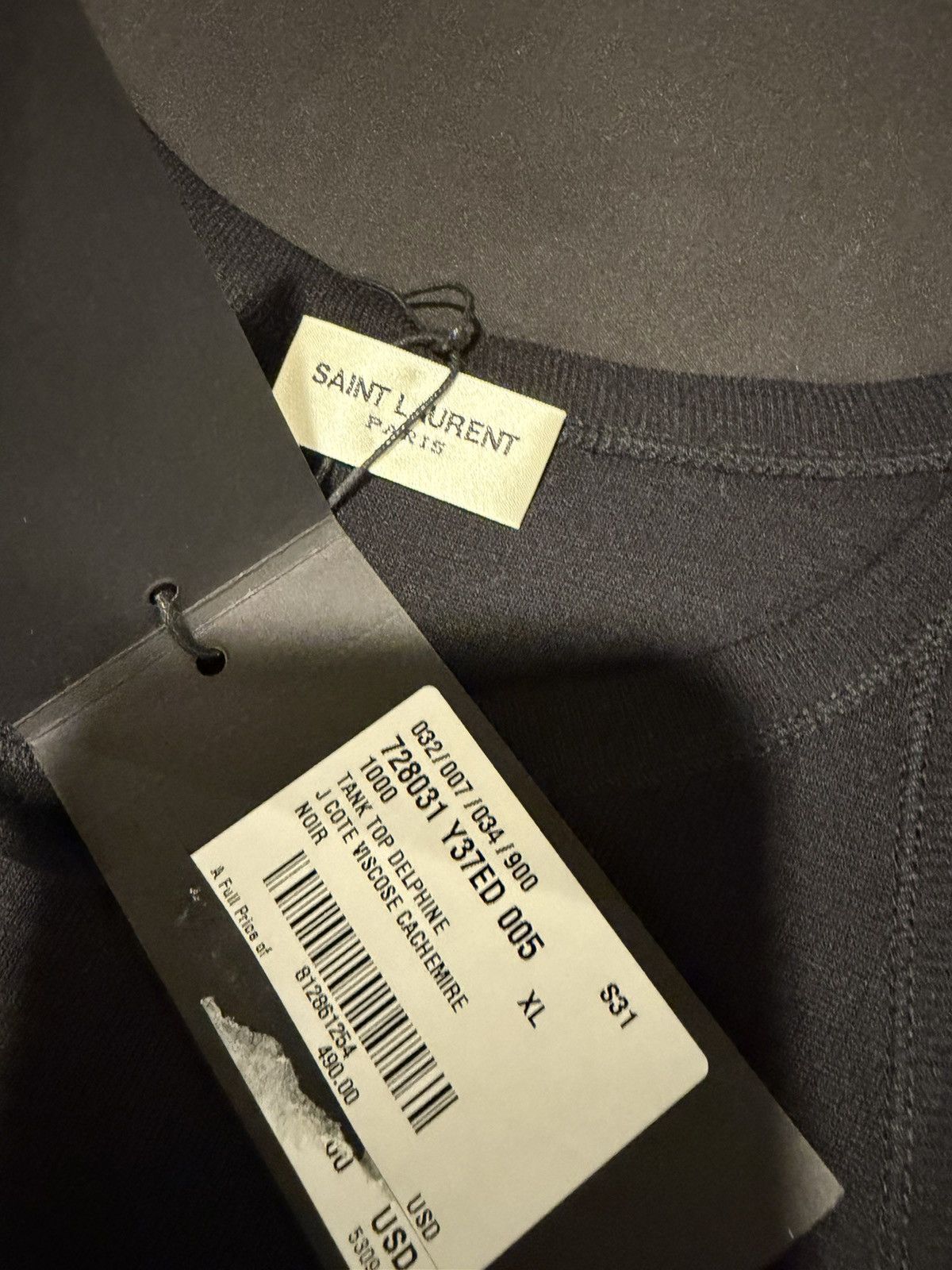 Saint Laurent Paris Saint Laurent men’s tank. XL. $490 Size US XL / EU 56 / 4 - 3 Thumbnail