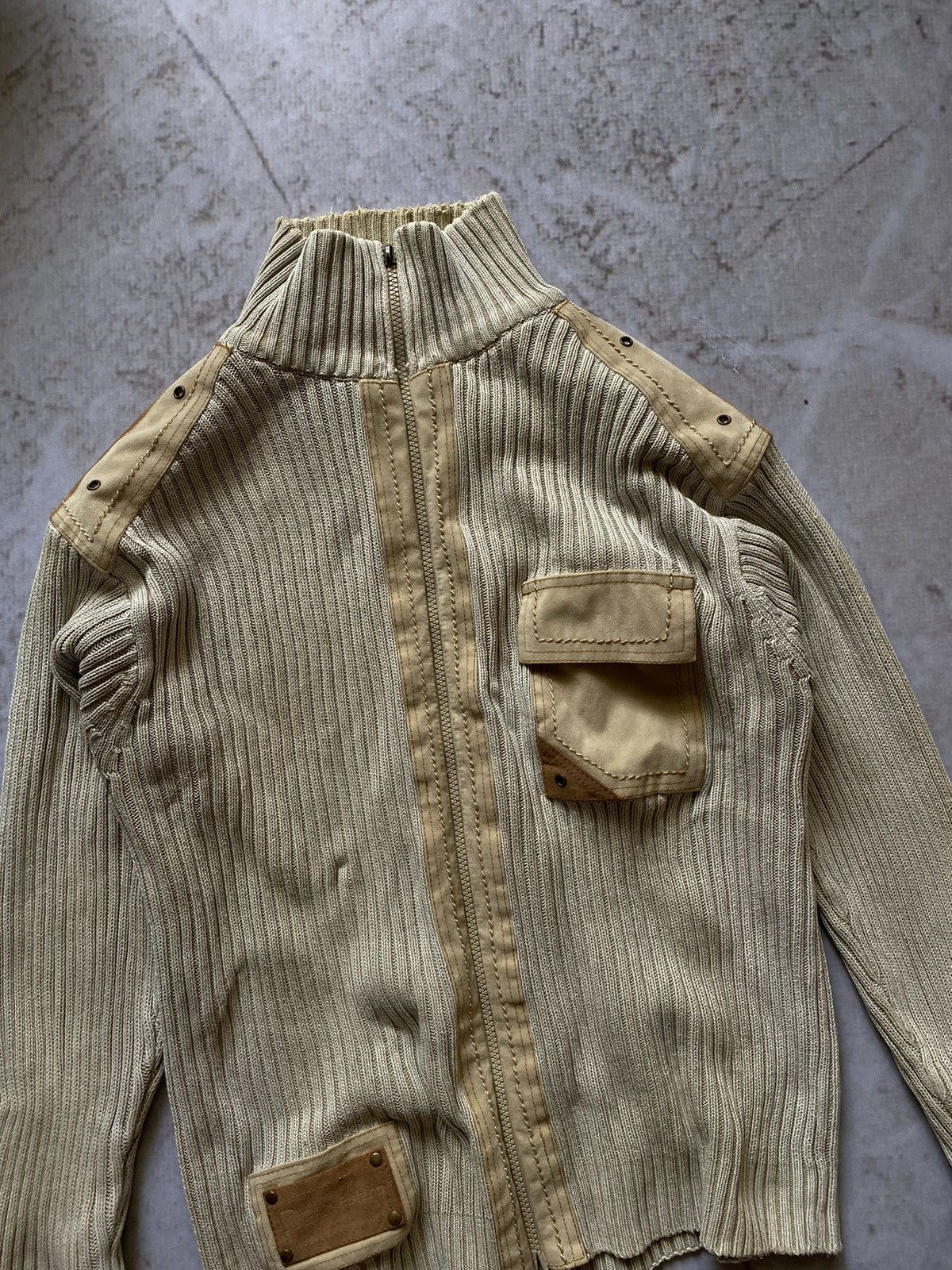 Vintage Vintage AvantGarde Knit Sweater Japanese Y2k style Size US M / EU 48-50 / 2 - 2 Thumbnail