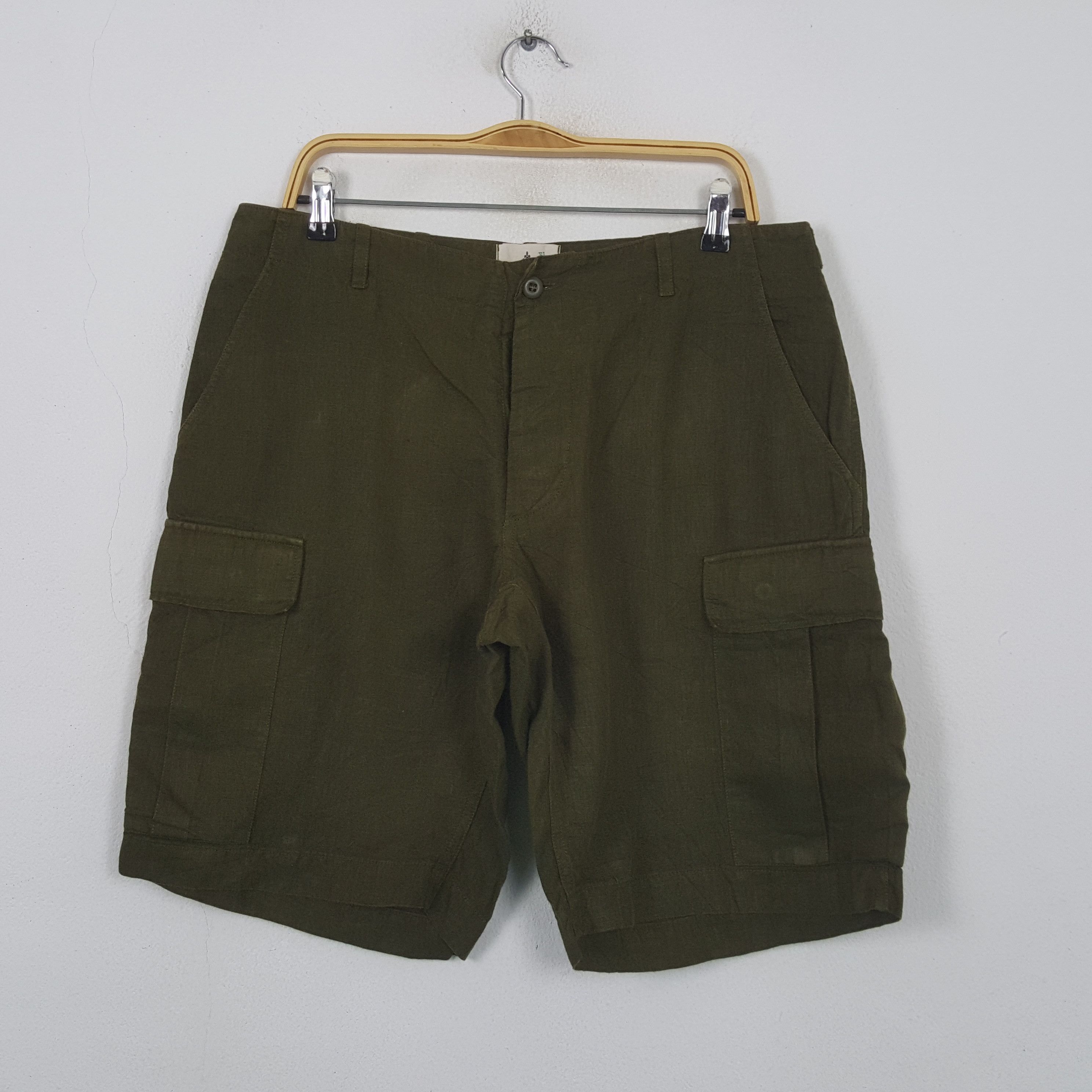 Vintage Vintage Honnete French Military Style Cargo Shorts RR10 Size US 34 / EU 50 - 1 Thumbnail