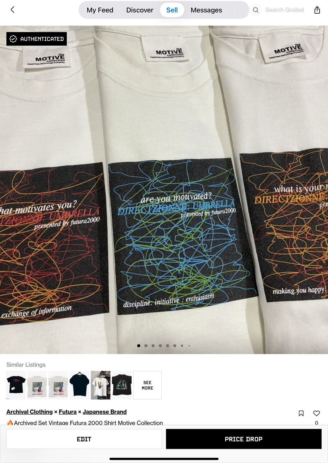 Futura × Japanese Brand 🔥Archived Set Vintage Futura 2000 Shirt Motive Collection Size US XL / EU 56 / 4 - 20 Thumbnail