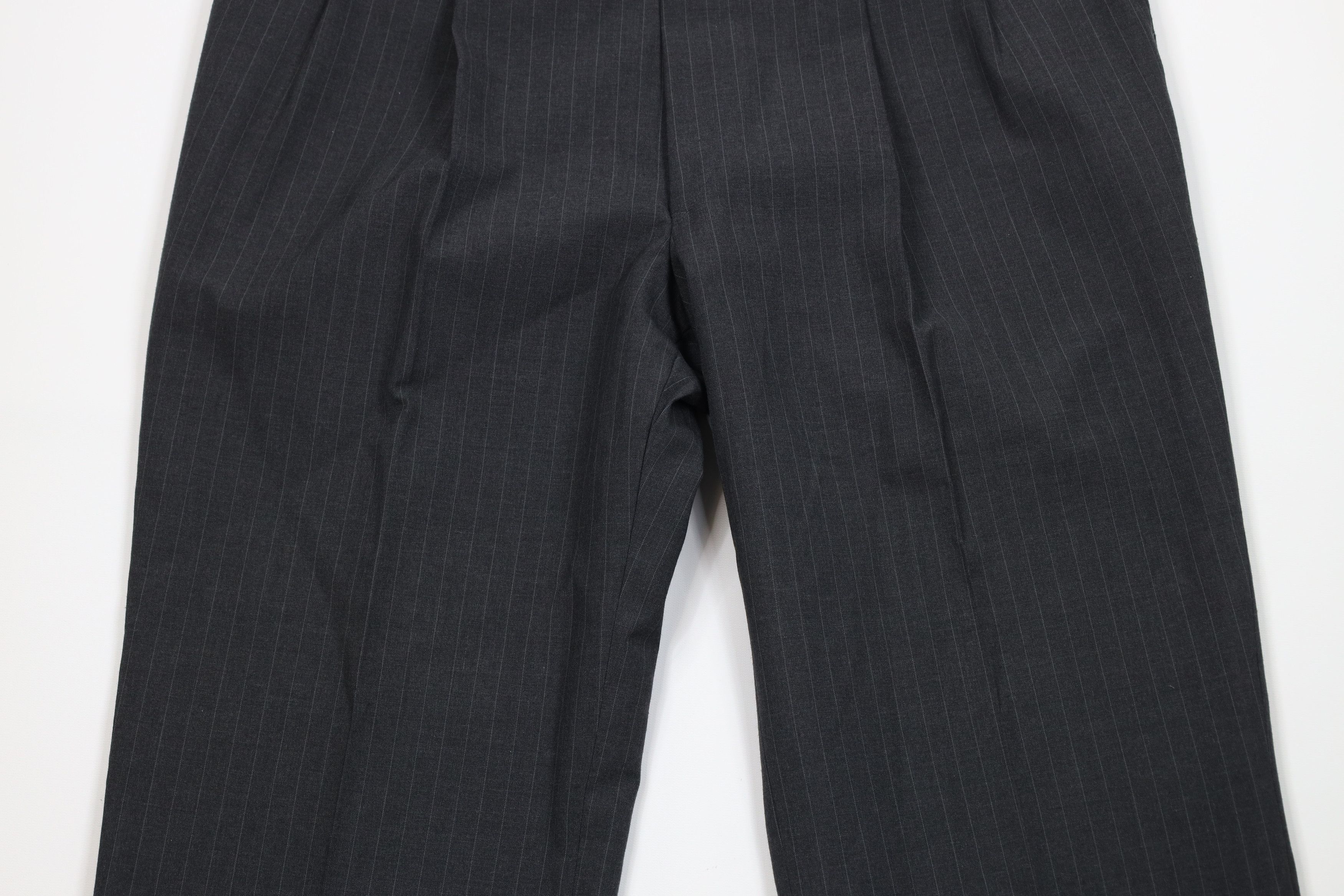 Vintage Vintage 70s Streetwear Pinstriped Wide Leg Chino Pants USA Size US 40 / EU 56 - 3 Thumbnail