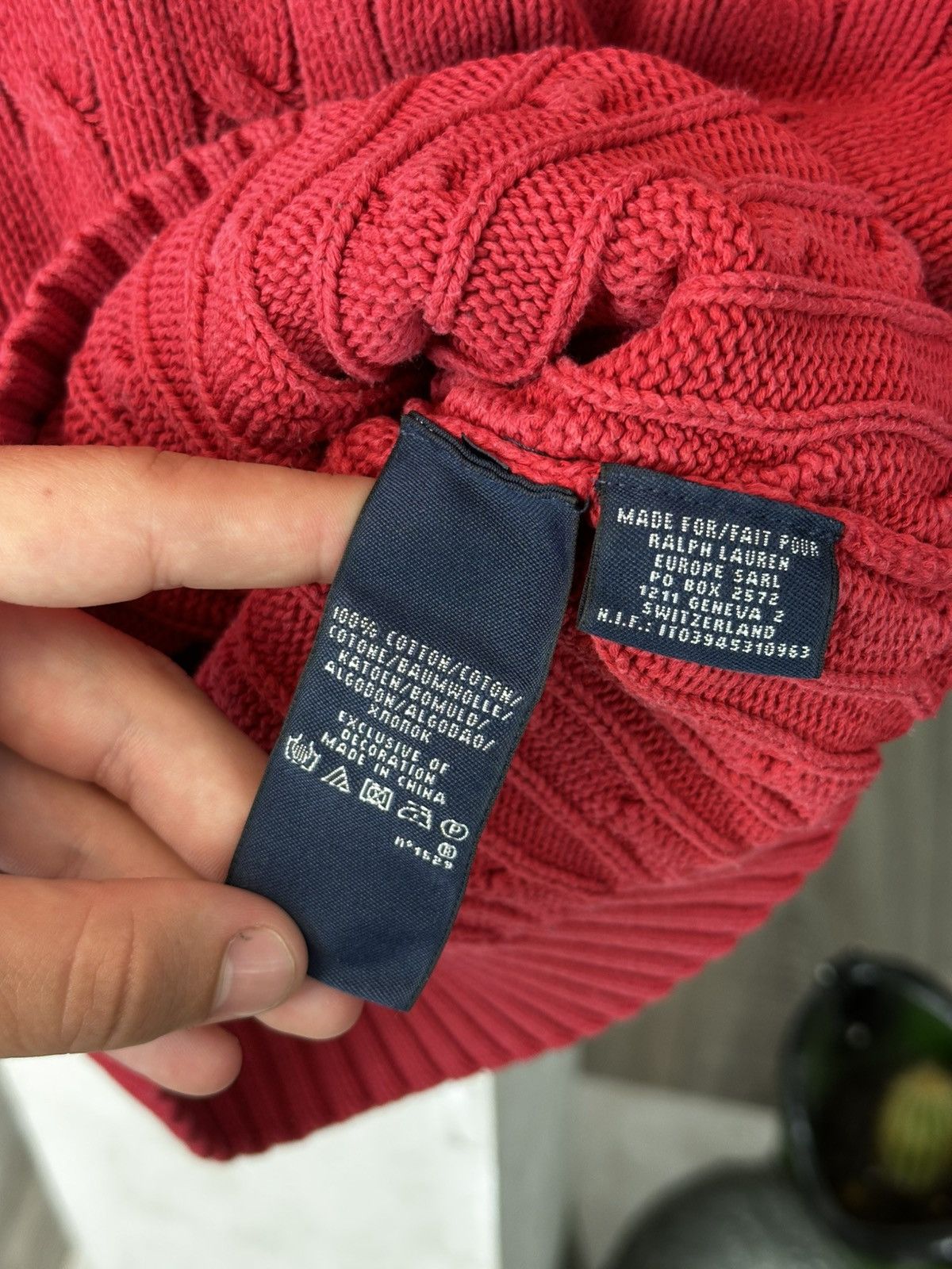 Polo Ralph Lauren Polo Ralph Lauren Cable Knit Cotton Sweater Size M / US 6-8 / IT 42-44 - 7 Thumbnail