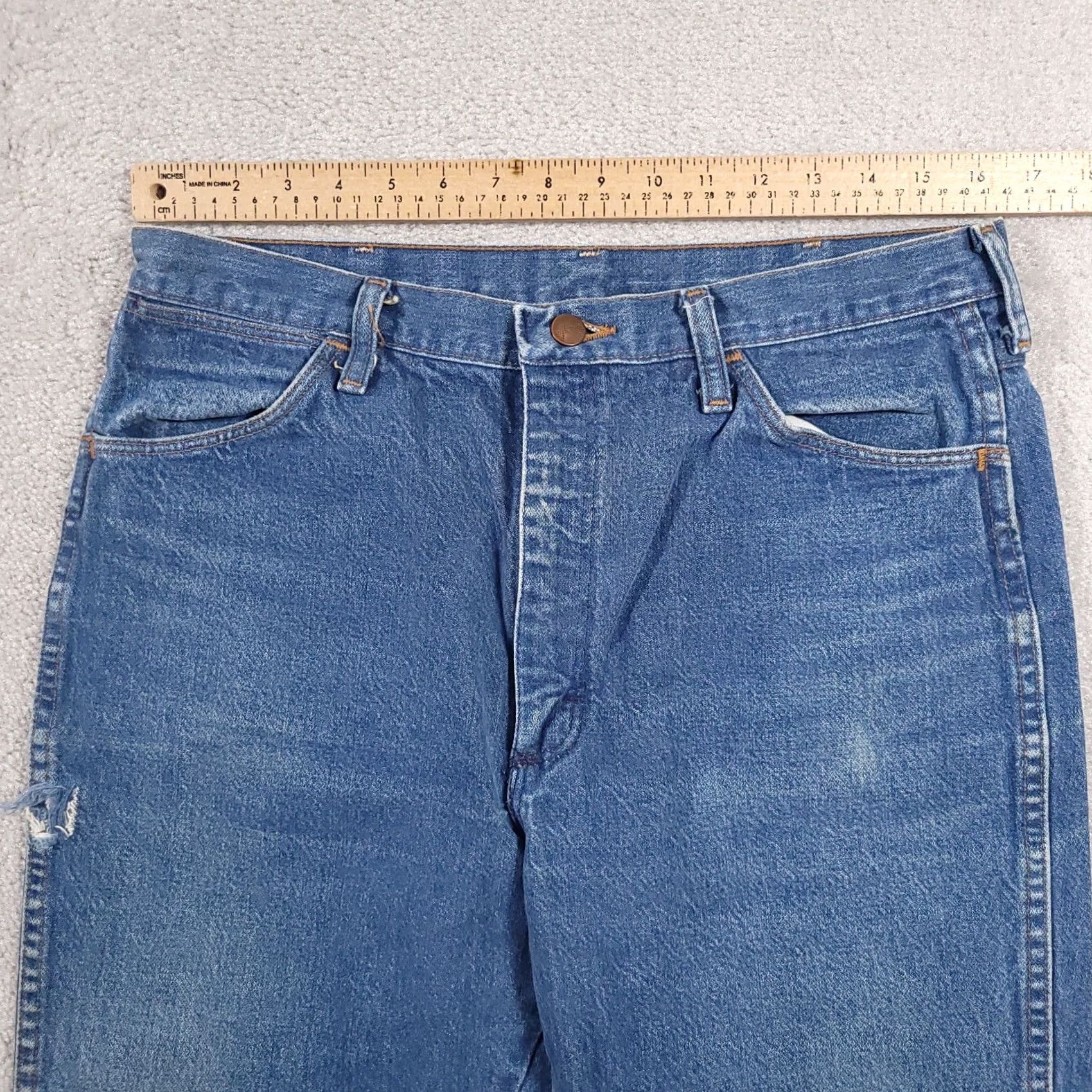 Wrangler VINTAGE Wrangler 945NAV Bootcut Jeans Mens Size 36x30 Actual 33X29 Denim USA Bass? Size US 36 / EU 52 - 7 Thumbnail