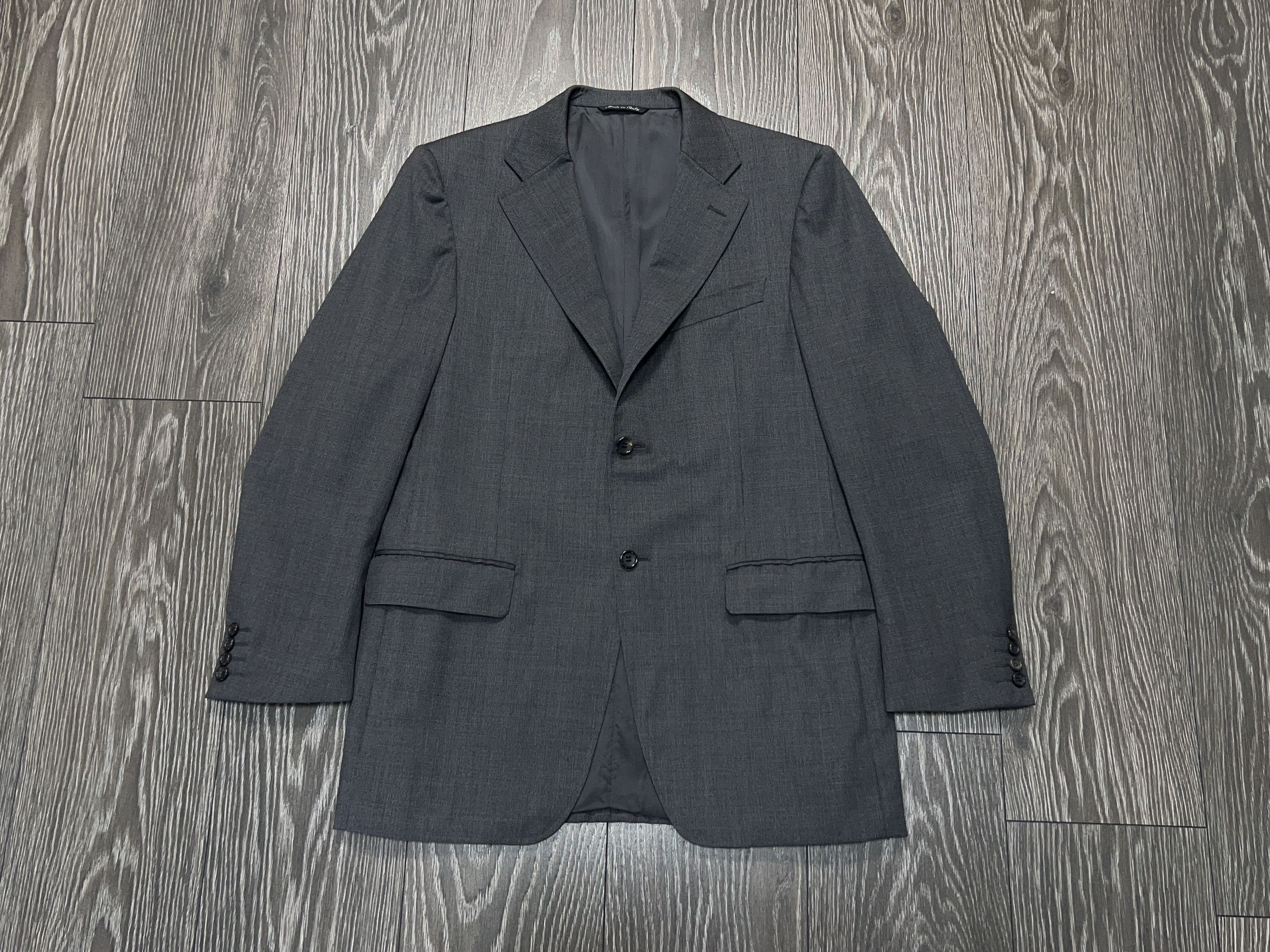 Canali Classic Two Button Wool Blazer Jacket Sport Coat Size 50 R Size 50R - 1 Thumbnail