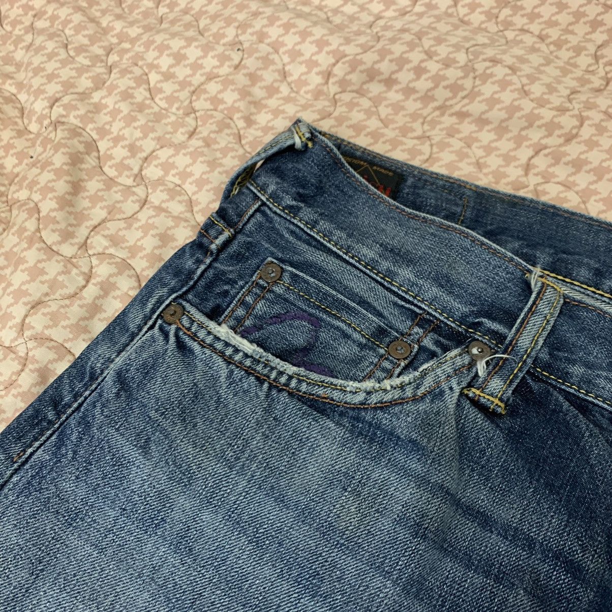 Evisu Rare Vintage Evisu Purple Daicock Selvedge Jorts Pants Size US 32 / EU 48 - 19 Thumbnail