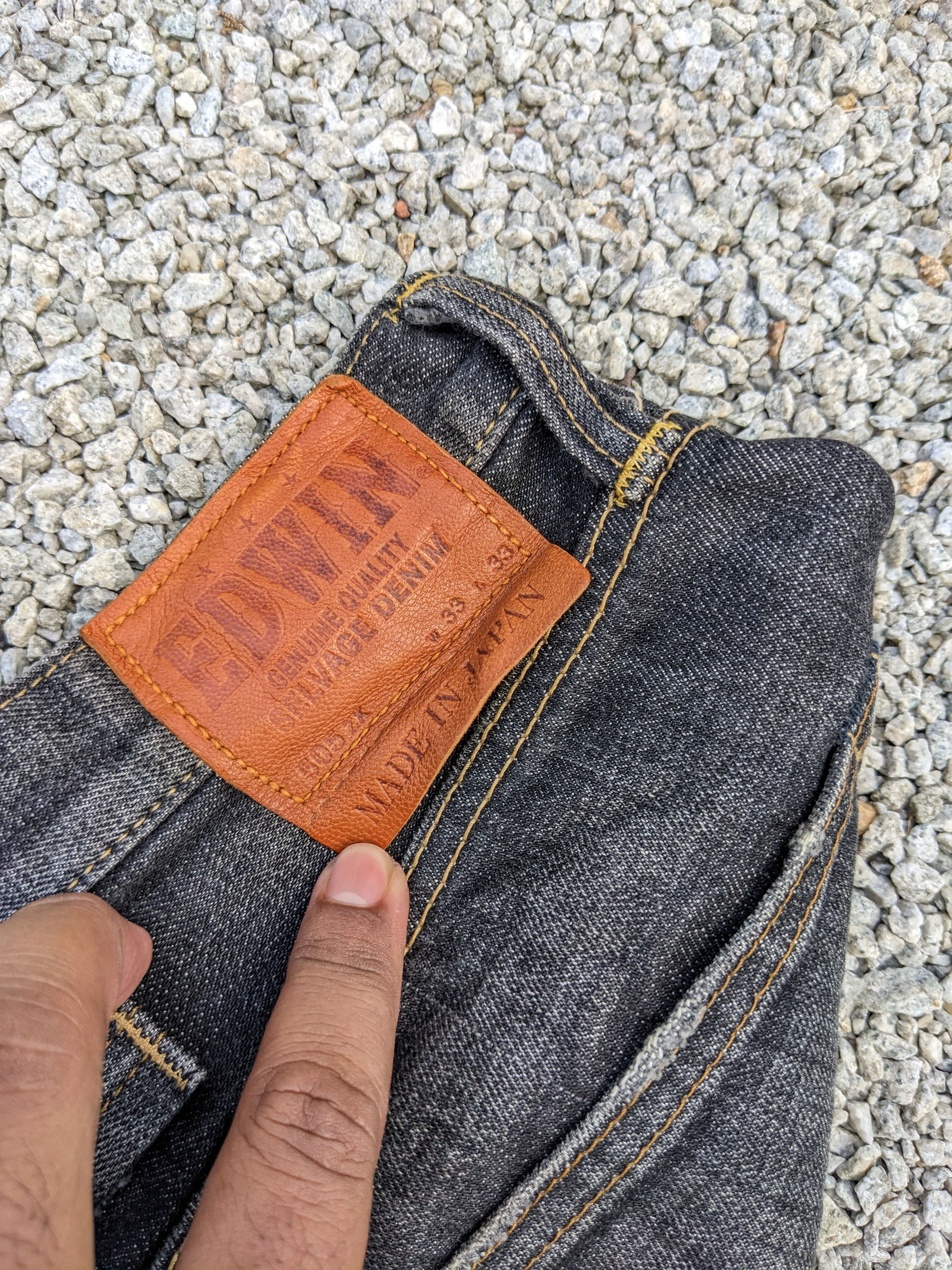 If Six Was Nine × Japanese Brand Vintage Edwin 505zX Stonewashed Faded SelvedgeJapanese Denim Size US 36 / EU 52 - 6 Thumbnail