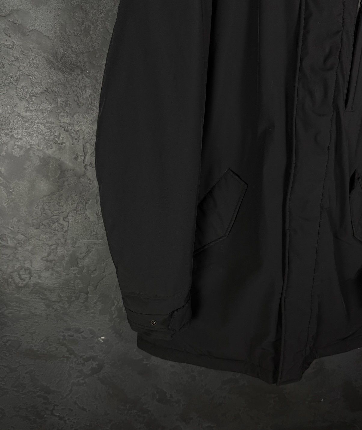 Woolrich Woolen Mills Woolrich Men’s Down Parka Black Hooded Jacket Size US L / EU 52-54 / 3 - 9 Thumbnail