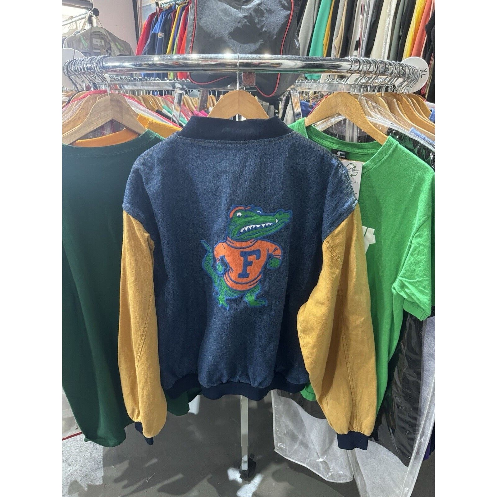 Vintage University Of Florida Gators Bomber Jacket XL