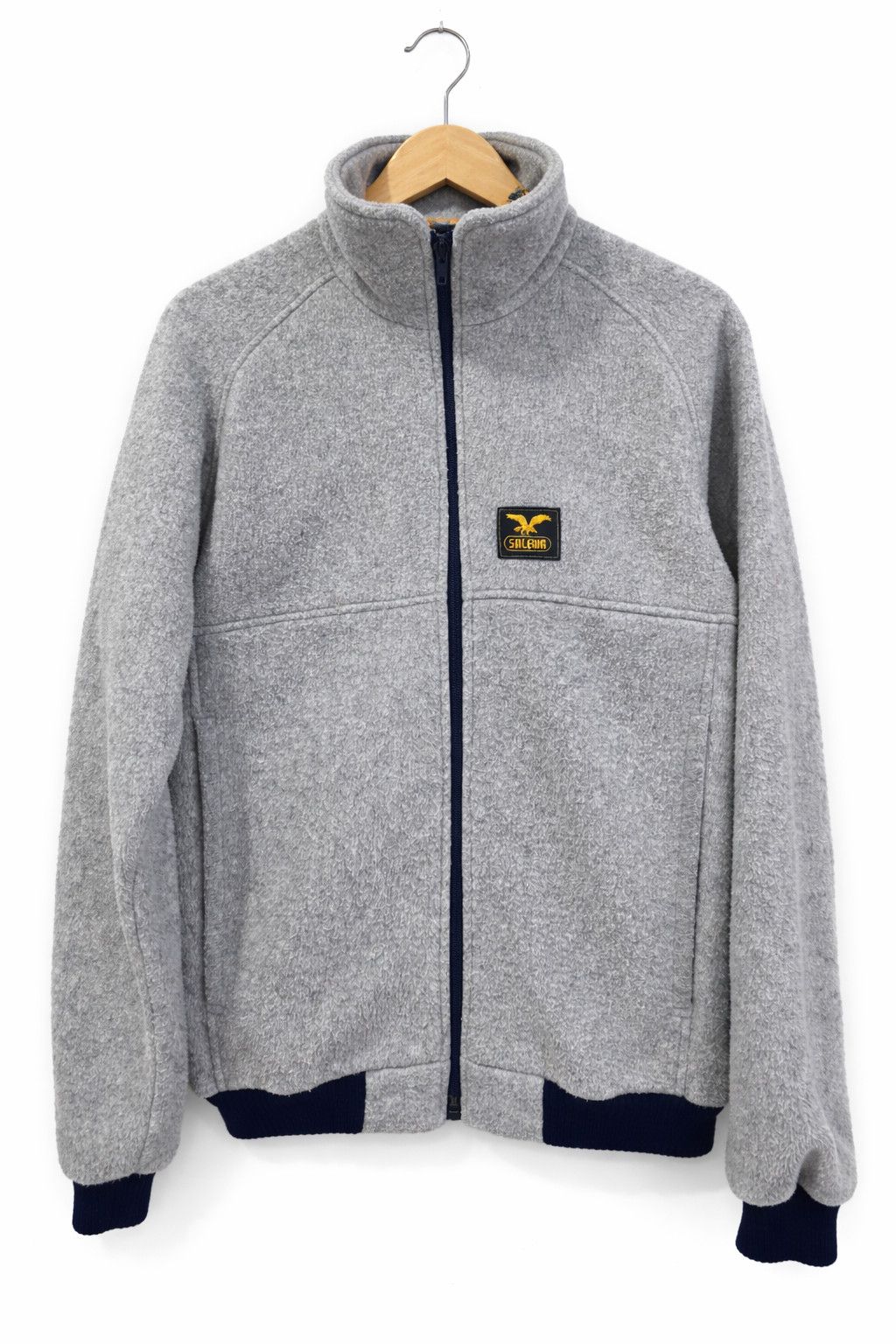 SALEWA Vintage Salewa Fleece Jacket(80s-90s) – Grey – Size S Size US S / EU 44-46 / 1 - 1 Thumbnail