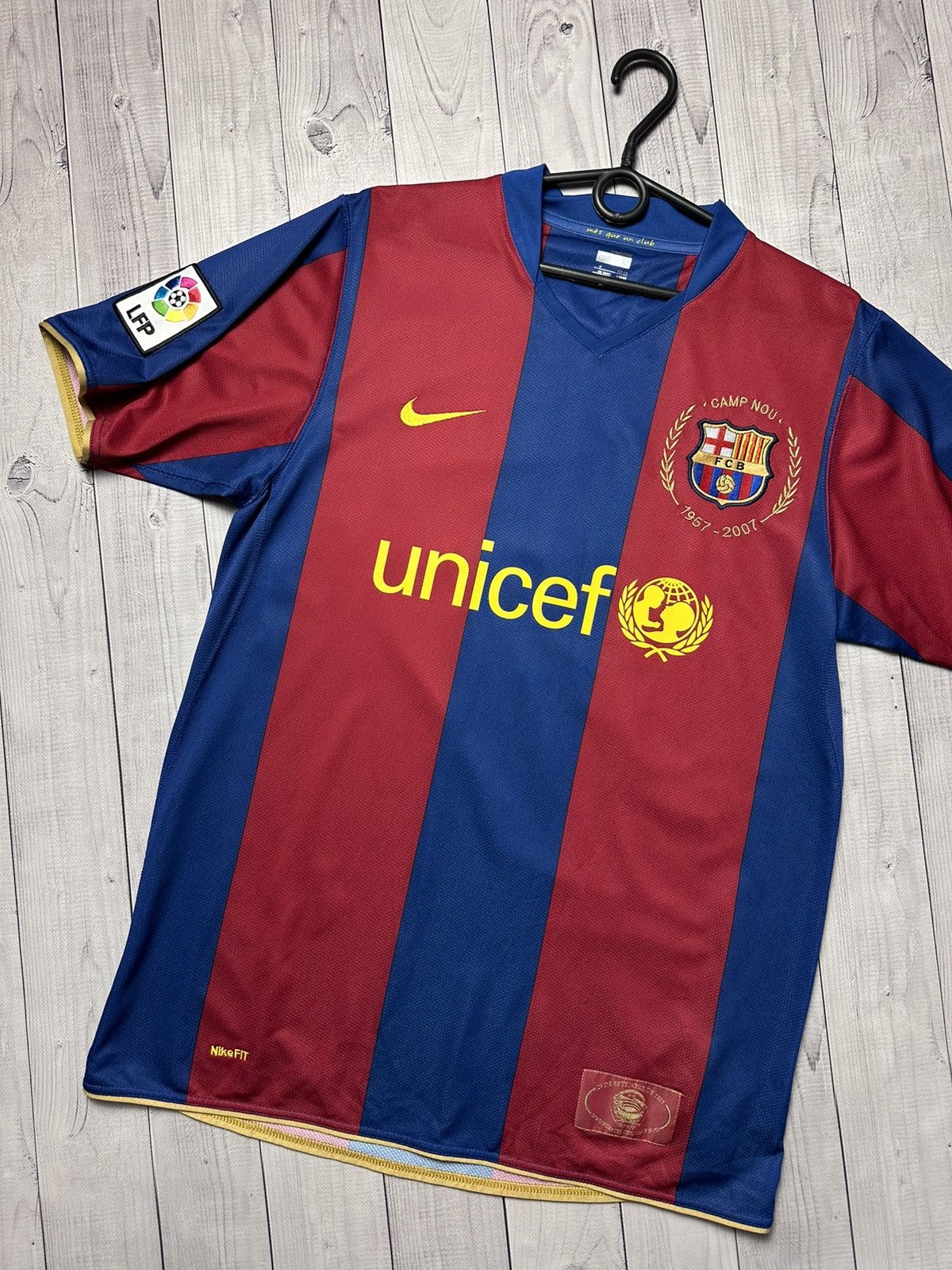 Nike × Vintage Vintage Nike Barcelona soccer jersey size M 150 years Size US M / EU 48-50 / 2 - 2 Thumbnail
