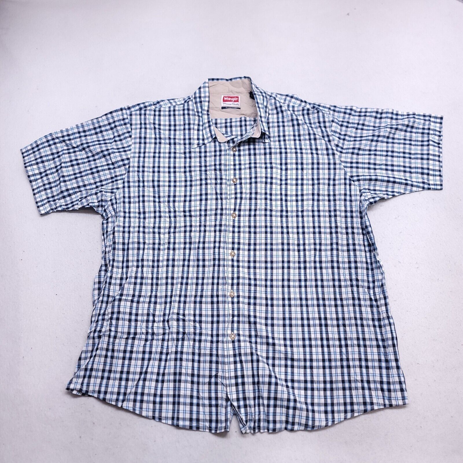 Wrangler Wrangler Button Up Shirt Mens Size Double Extra Large 2XL Size US XXL / EU 58 / 5 - 2 Thumbnail