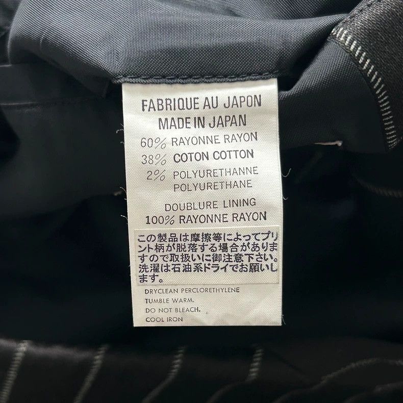 Yohji Yamamoto Yohji Yamamoto Yohji Yamamoto Striped Suit Jacket for Men Size US S / EU 44-46 / 1 - 6 Thumbnail