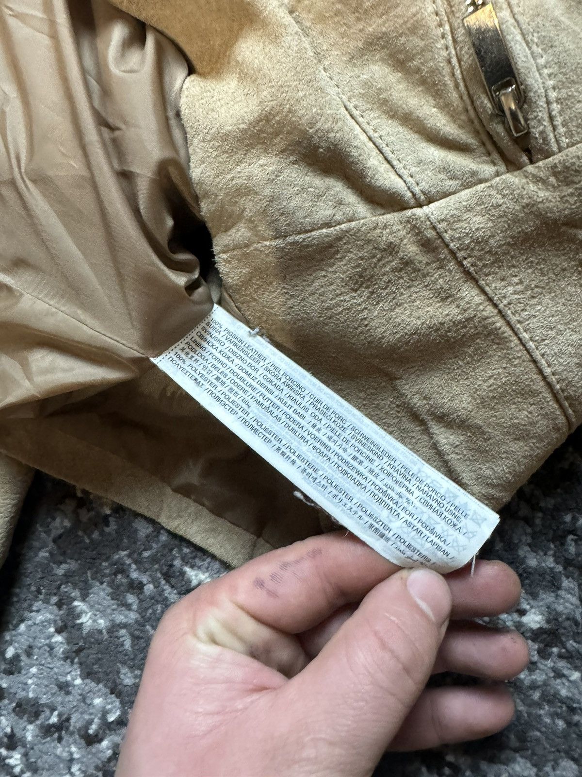 Japanese Brand × Vintage Vintage Y2K Suede Opium Asymmetrical Motorcycle Owens Style Size US S / EU 44-46 / 1 - 6 Thumbnail