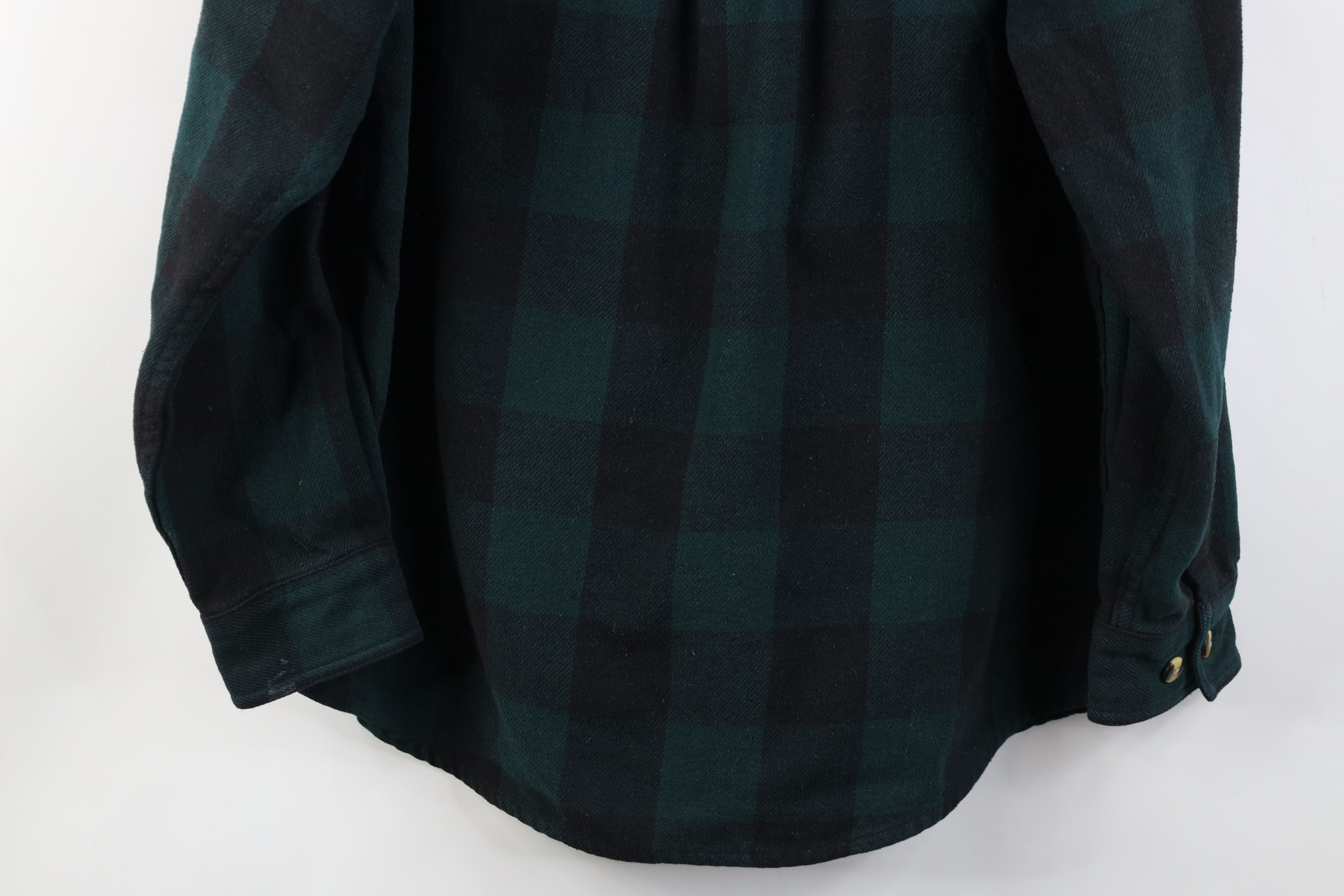 Vintage Vintage 90s Streetwear Heavy Flannel Button Shirt Plaid Size US M / EU 48-50 / 2 - 14 Thumbnail