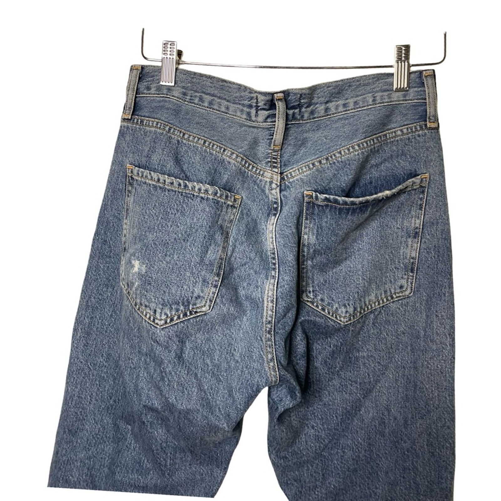 Agolde AGOLDE Riley High Rise Straight Crop Jeans sz 27 Size 27" / US 4 / IT 40 - 6 Thumbnail