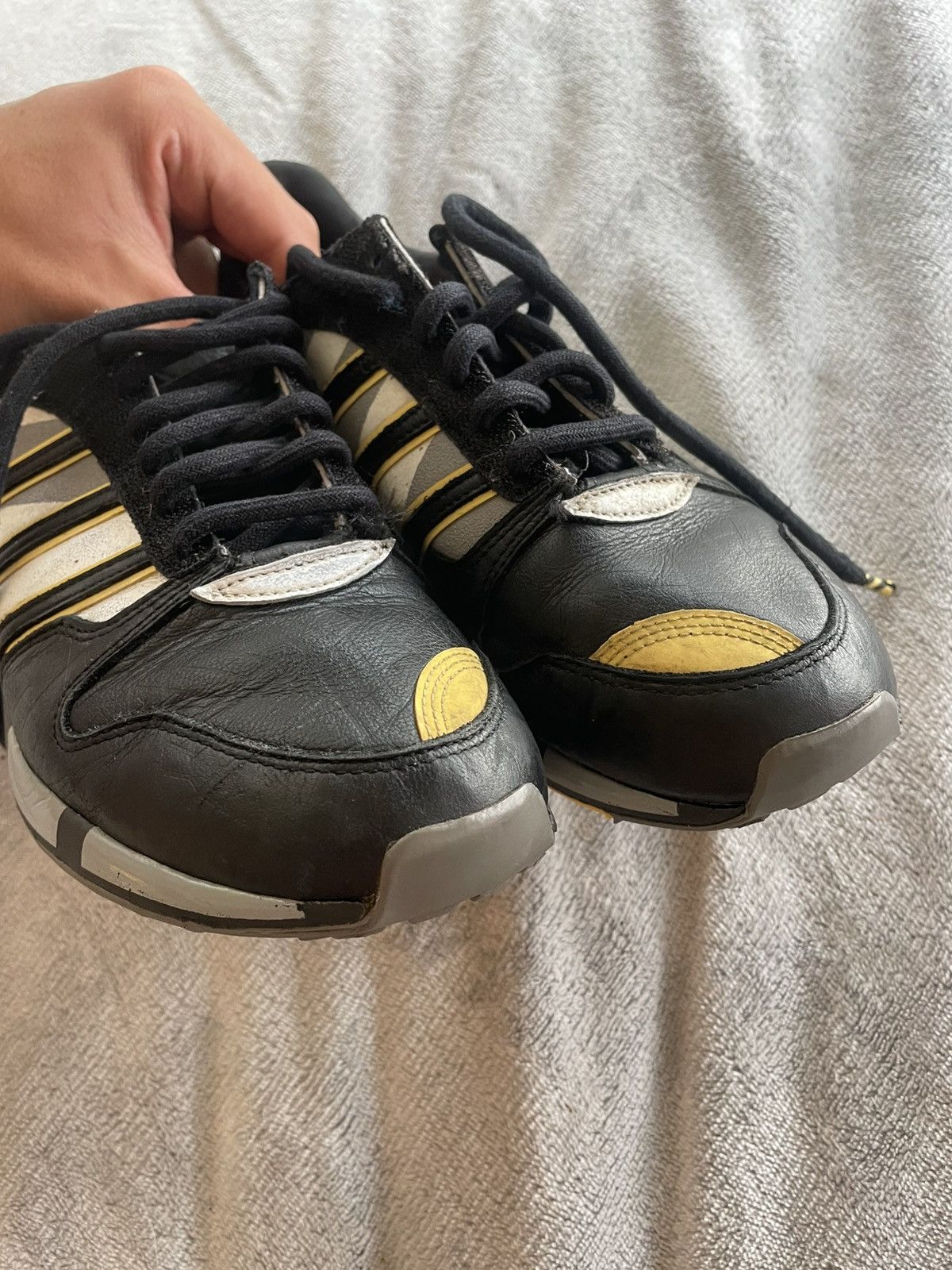 Adidas × Vintage 2010 ADIDAS MICROPACER C.S. Vintage Black/yellow G16735 RARE Size US 7 / EU 40 - 5 Thumbnail