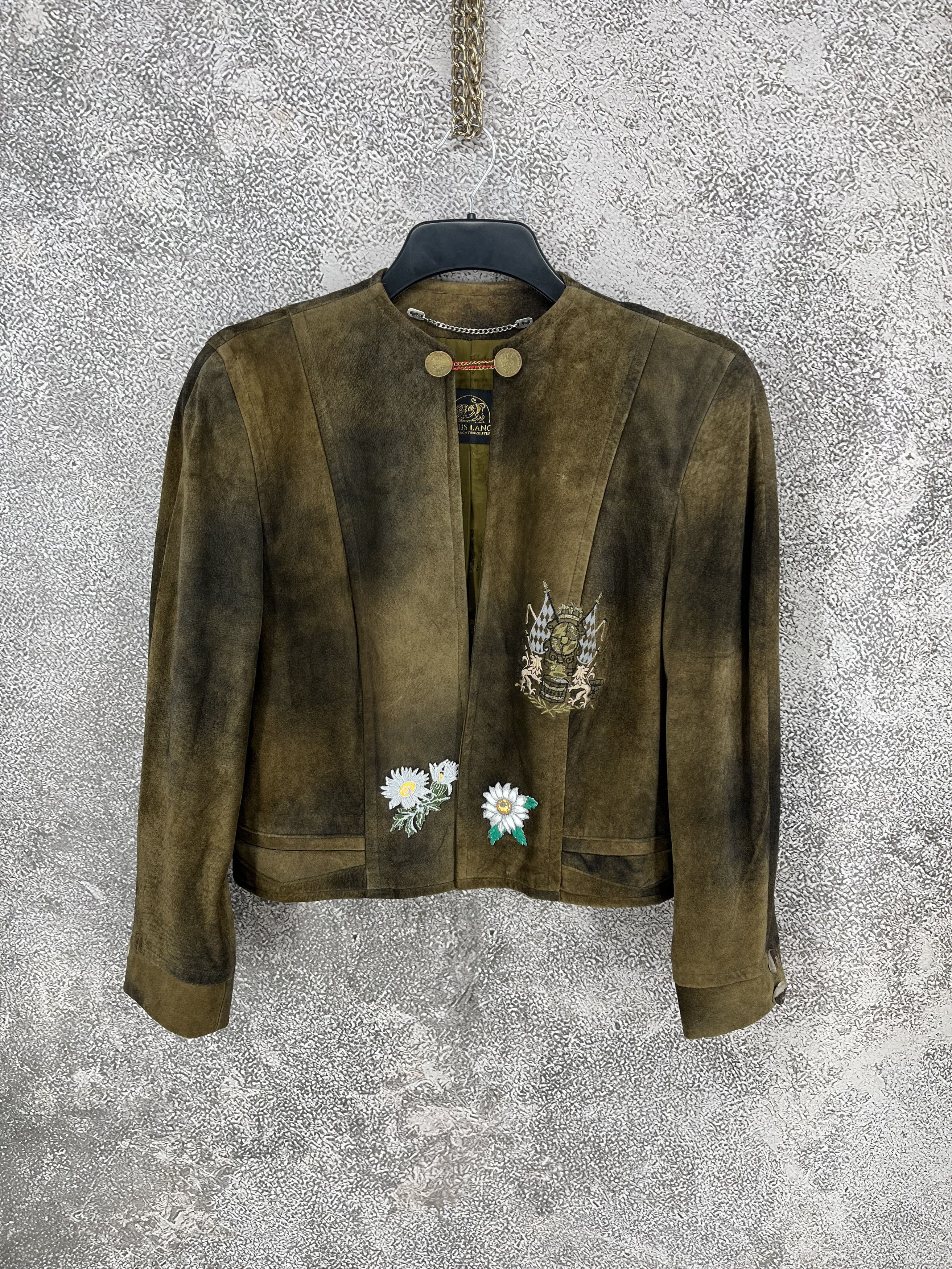Julius Vintage Julius Lang Bavarian Leather Jacket Trachten Style Size S / US 4 / IT 40 - 1 Thumbnail