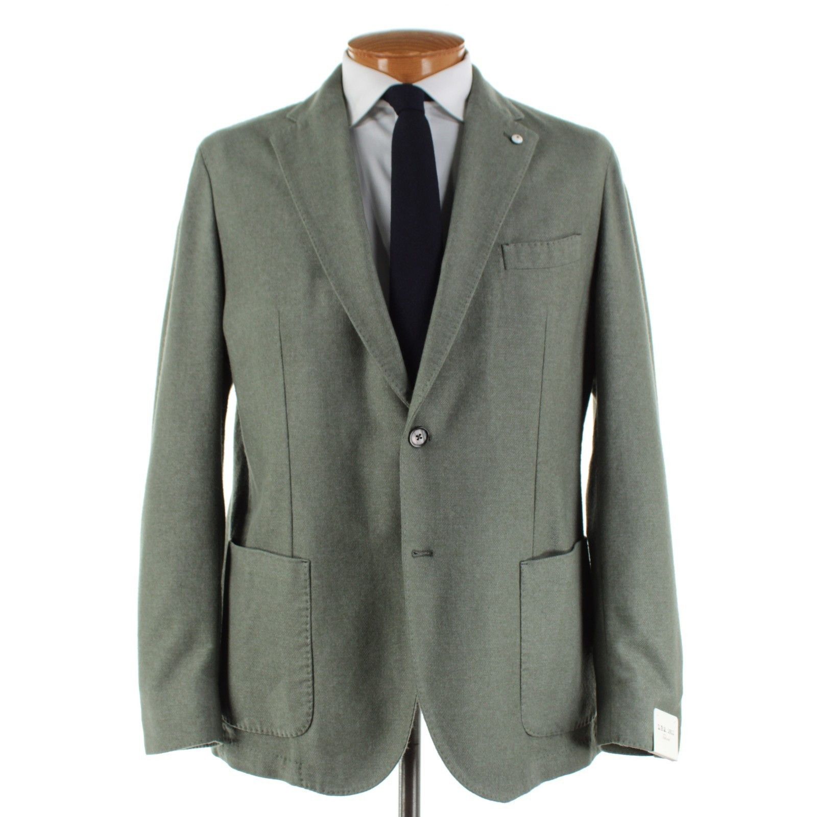 Luigi Bianchi Luigi Bianchi Mantova Sport Coat Size 44 Regular US in Green Size 44R - 1 Thumbnail