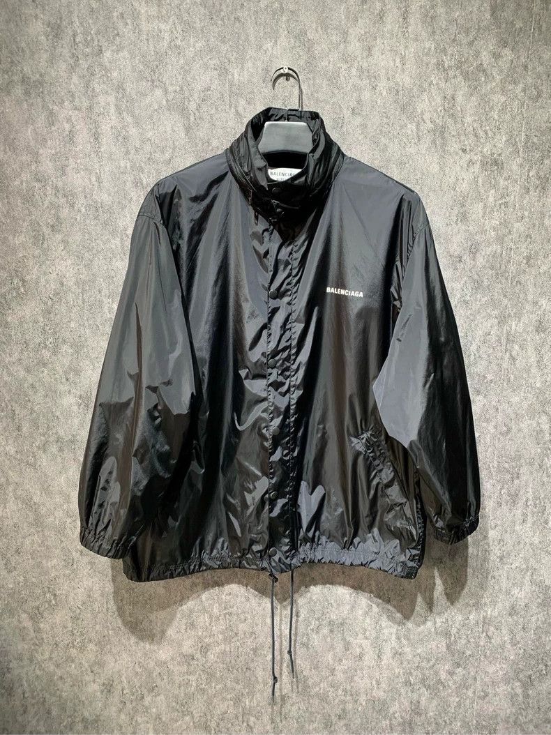 Balenciaga Balenciaga Black printed logo zip jacket 2502-Nextarrow Size XS / US 0-2 / IT 36-38 - 1 Thumbnail