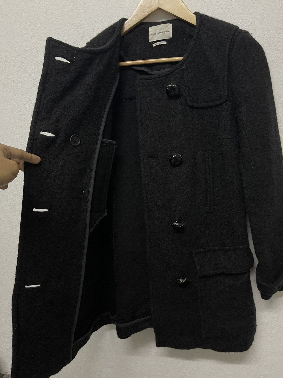 Isabel Marant 90s ISABEL MARANT ETOILE CLIFFORD COAT WOOL RARE Size XS / US 0-2 / IT 36-38 - 11 Thumbnail
